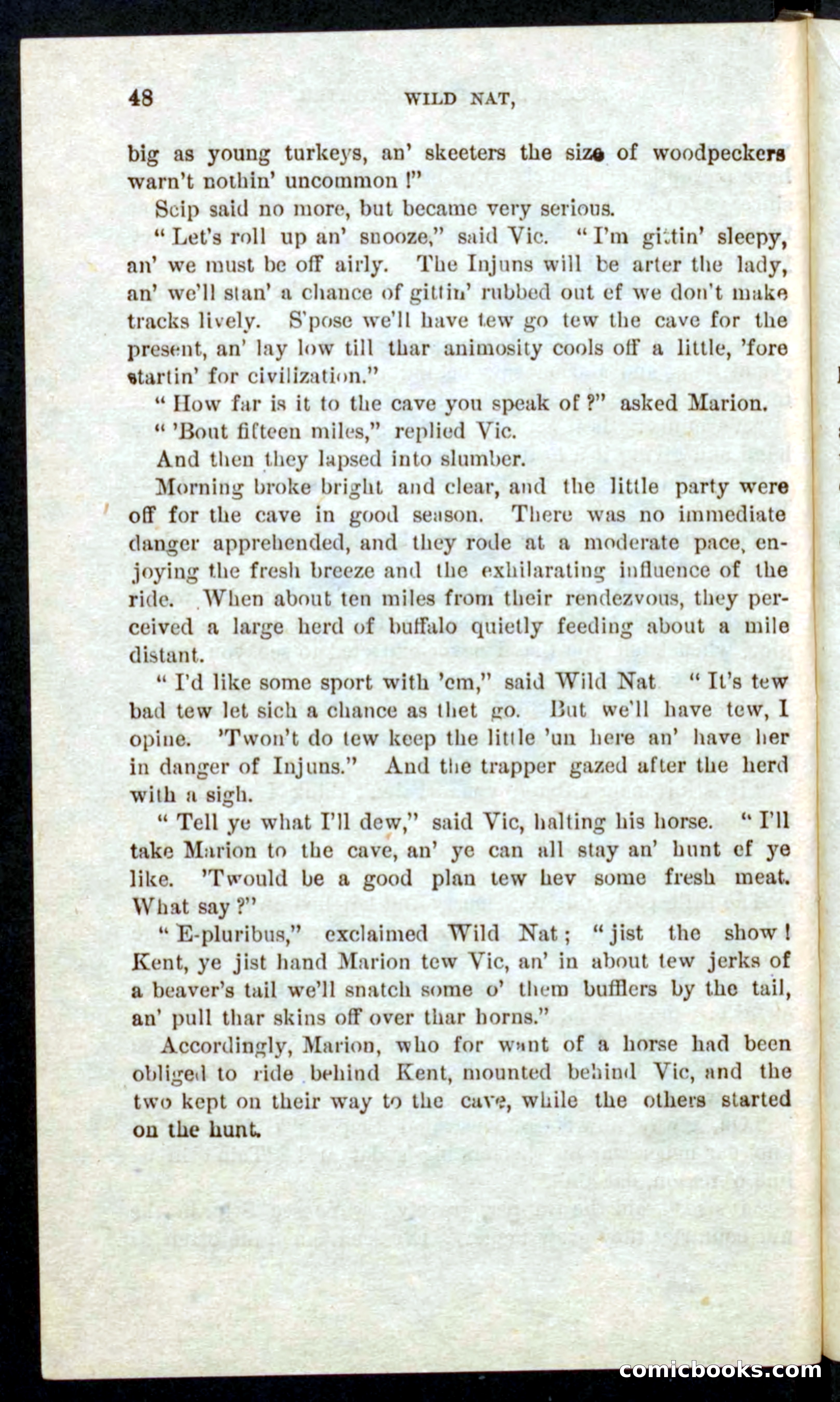 Beadle's Pocket Novels No. 41: Nat, the Trapper — page 44 of 84