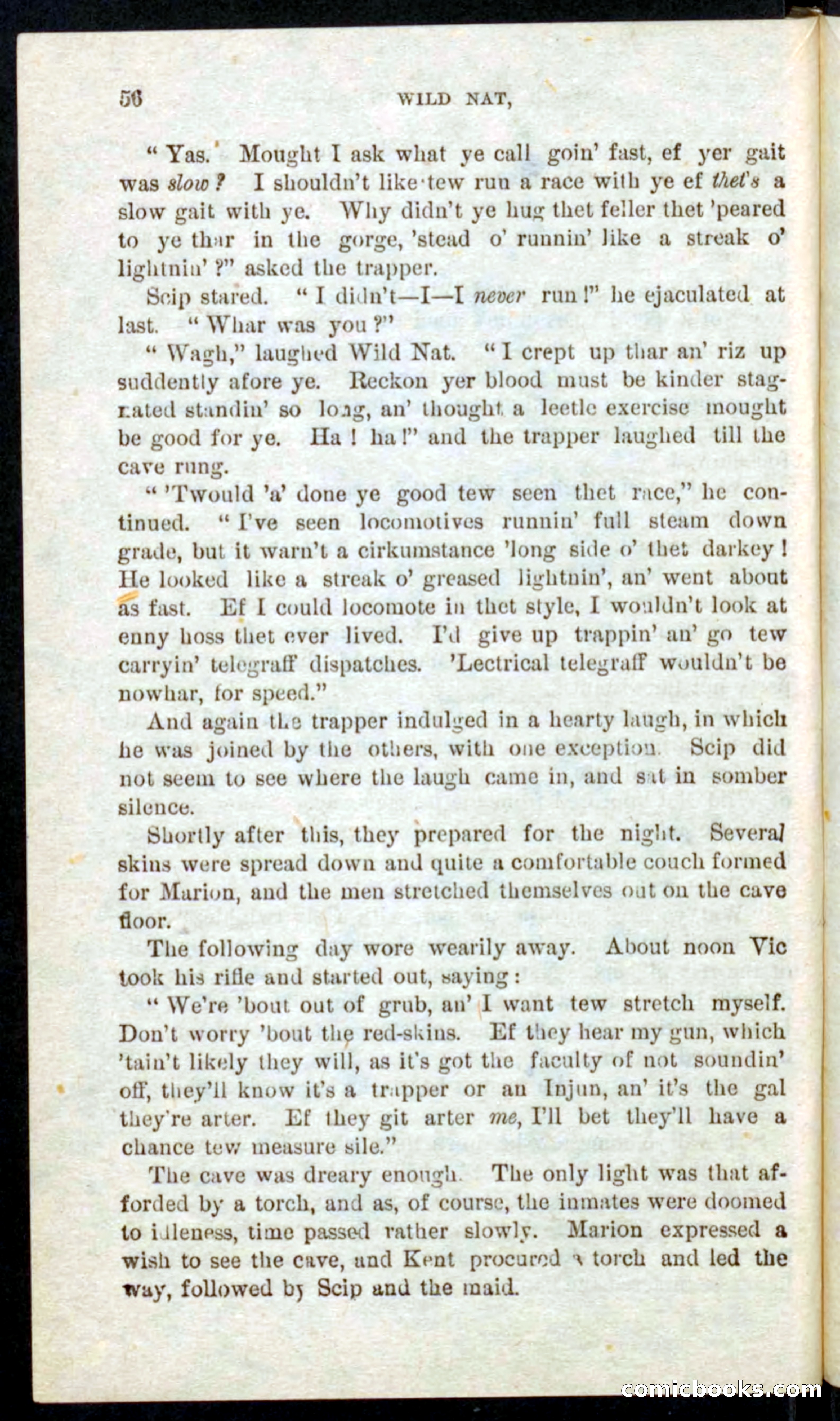 Beadle's Pocket Novels No. 41: Nat, the Trapper — page 52 of 84