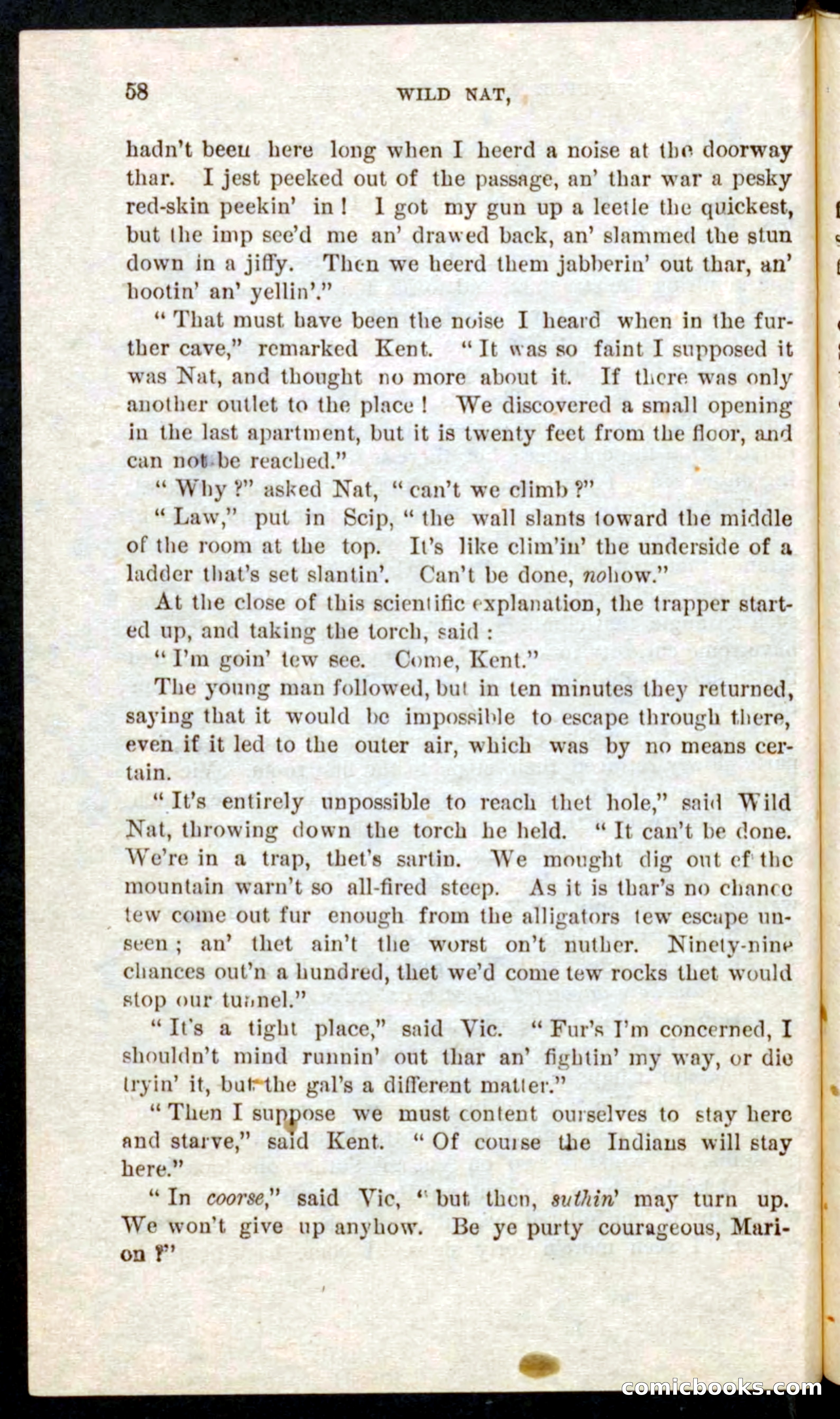 Beadle's Pocket Novels No. 41: Nat, the Trapper — page 54 of 84
