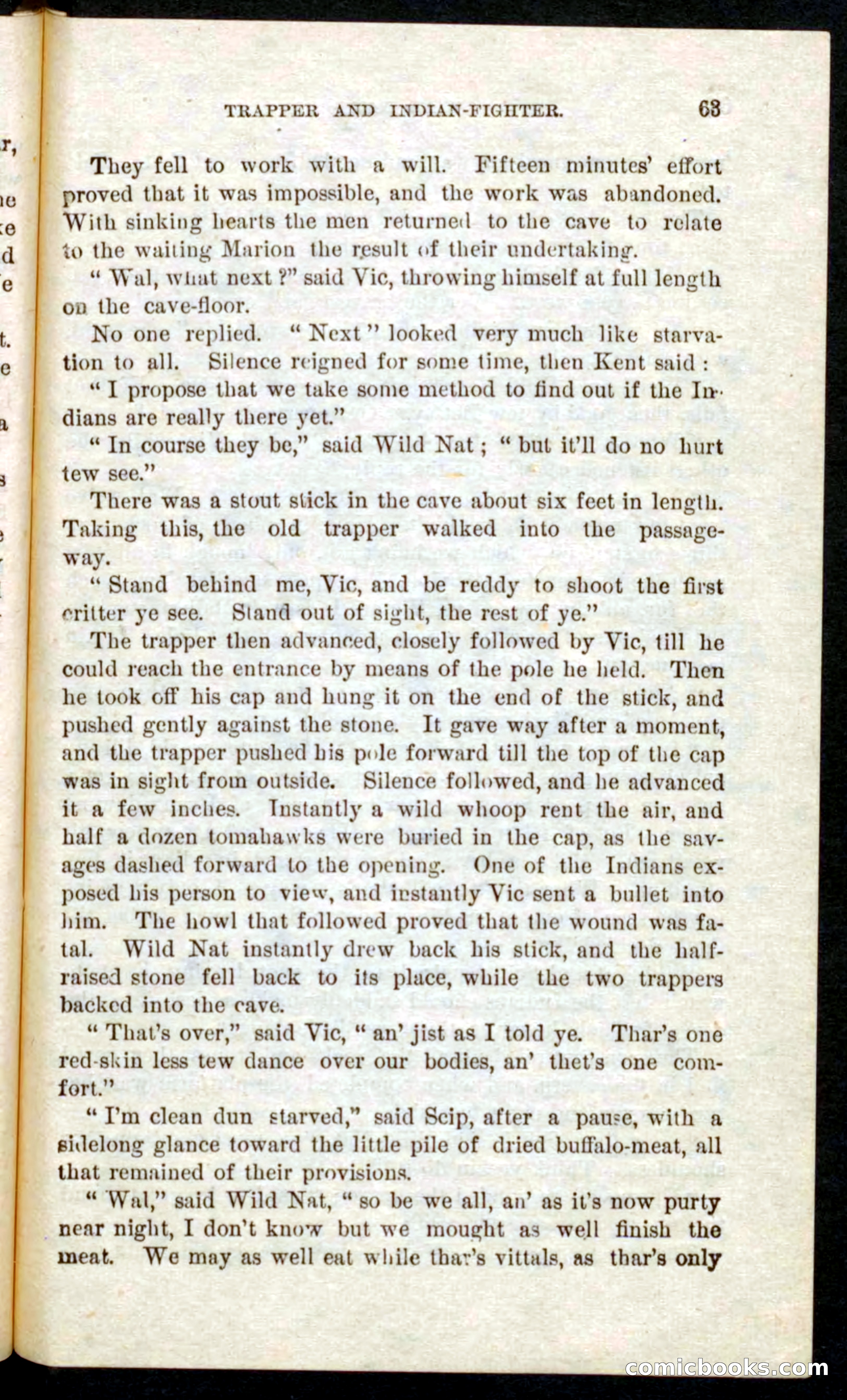 Beadle's Pocket Novels No. 41: Nat, the Trapper — page 59 of 84