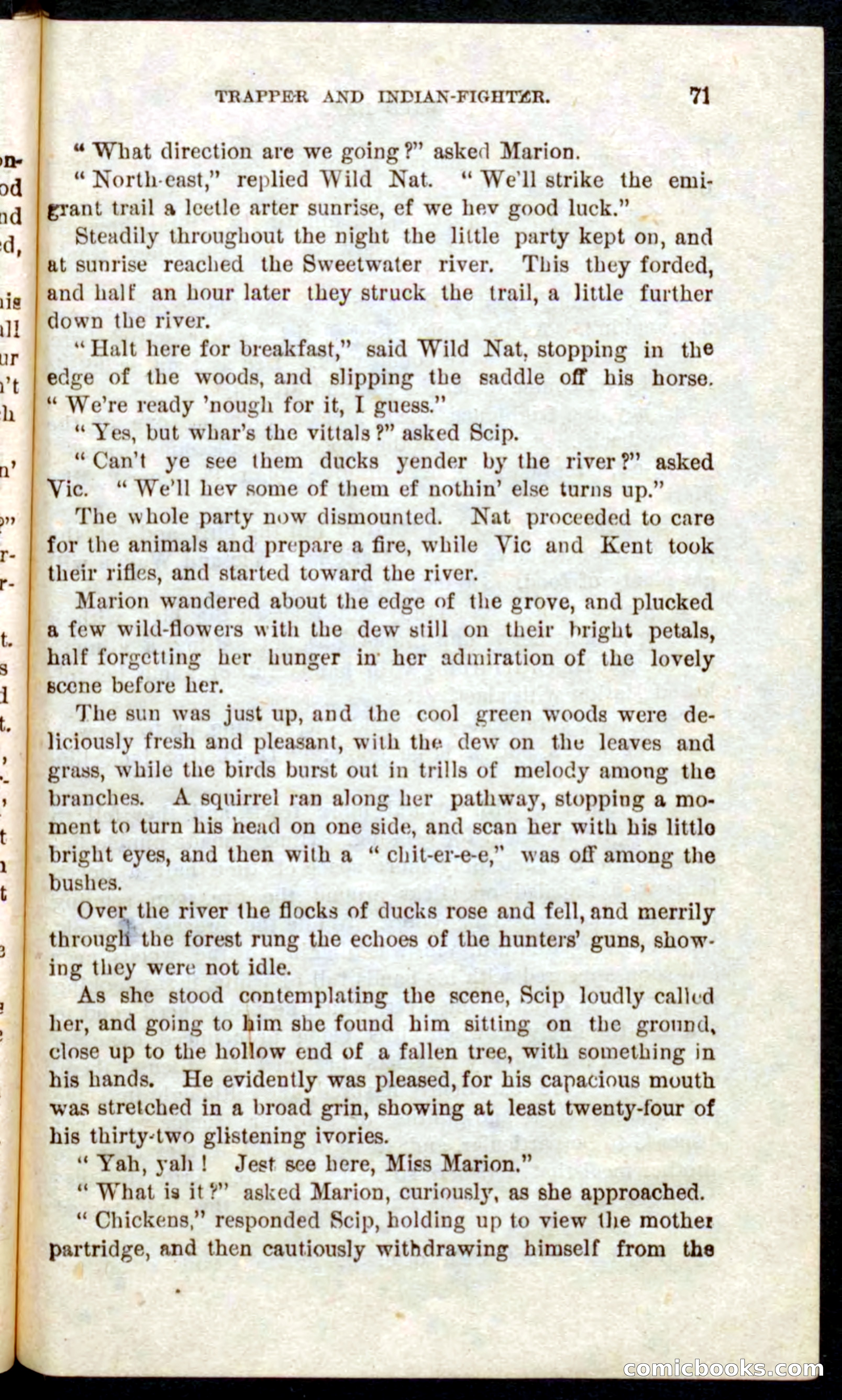 Beadle's Pocket Novels No. 41: Nat, the Trapper — page 67 of 84
