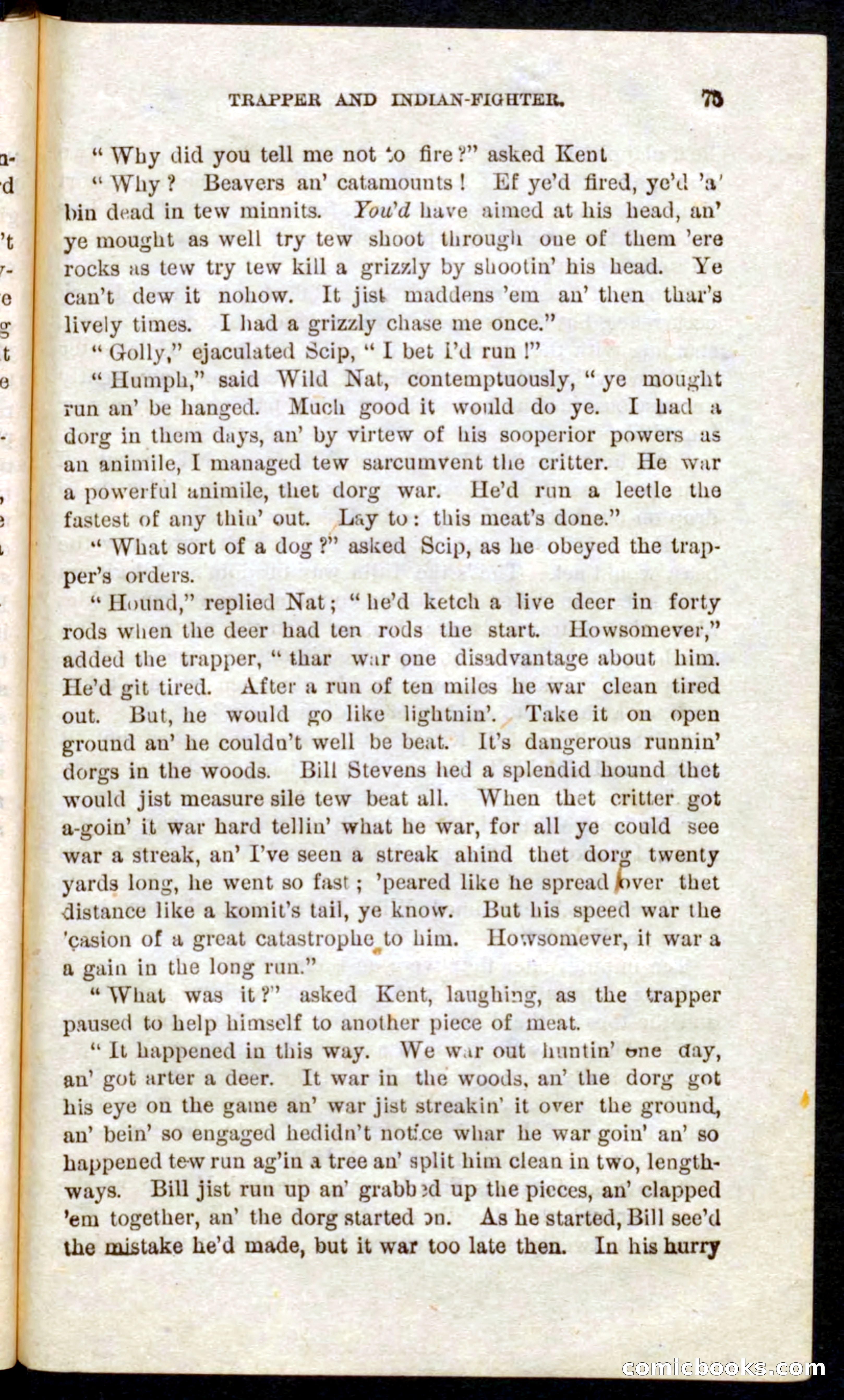 Beadle's Pocket Novels No. 41: Nat, the Trapper — page 71 of 84