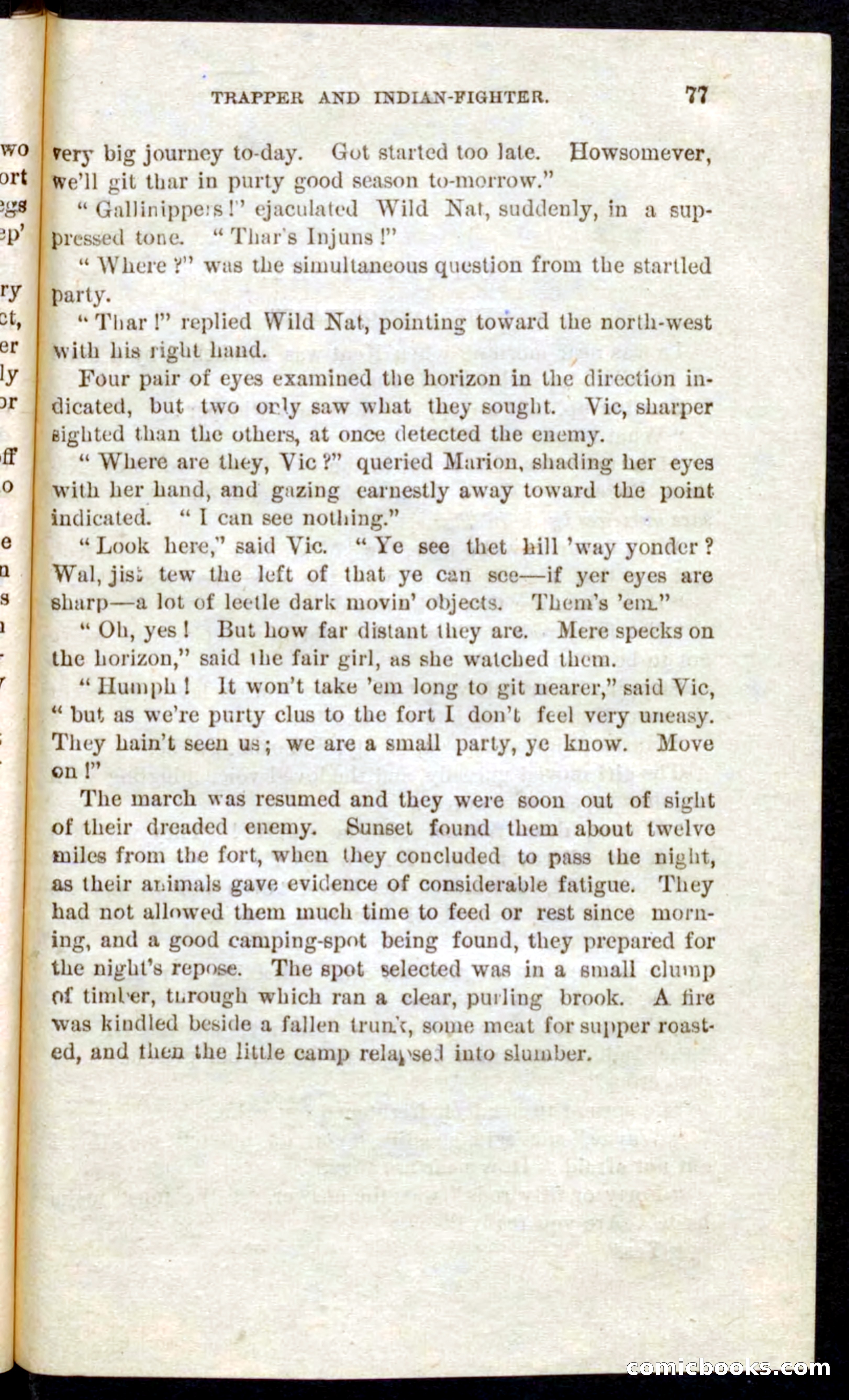 Beadle's Pocket Novels No. 41: Nat, the Trapper — page 73 of 84