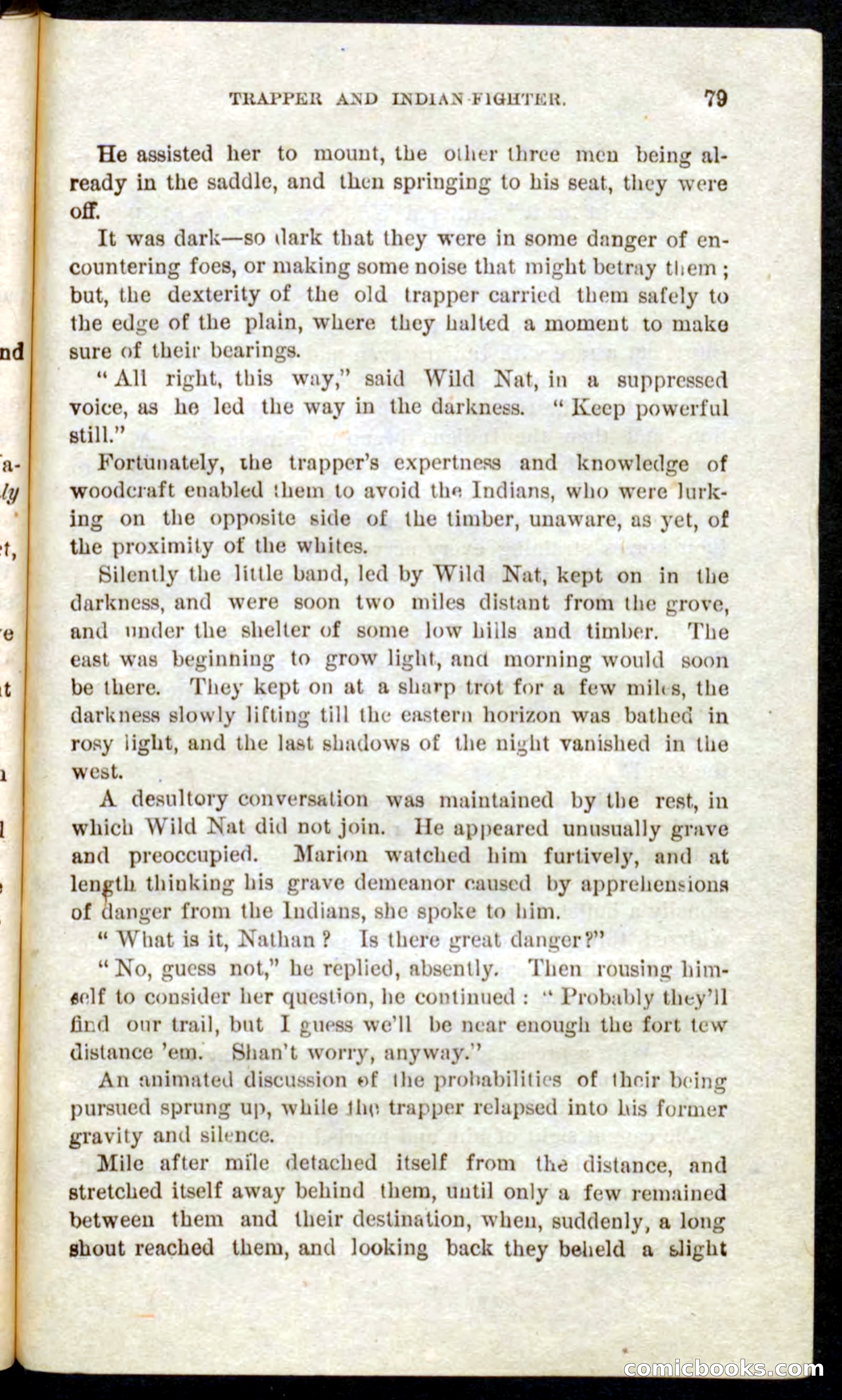 Beadle's Pocket Novels No. 41: Nat, the Trapper — page 75 of 84