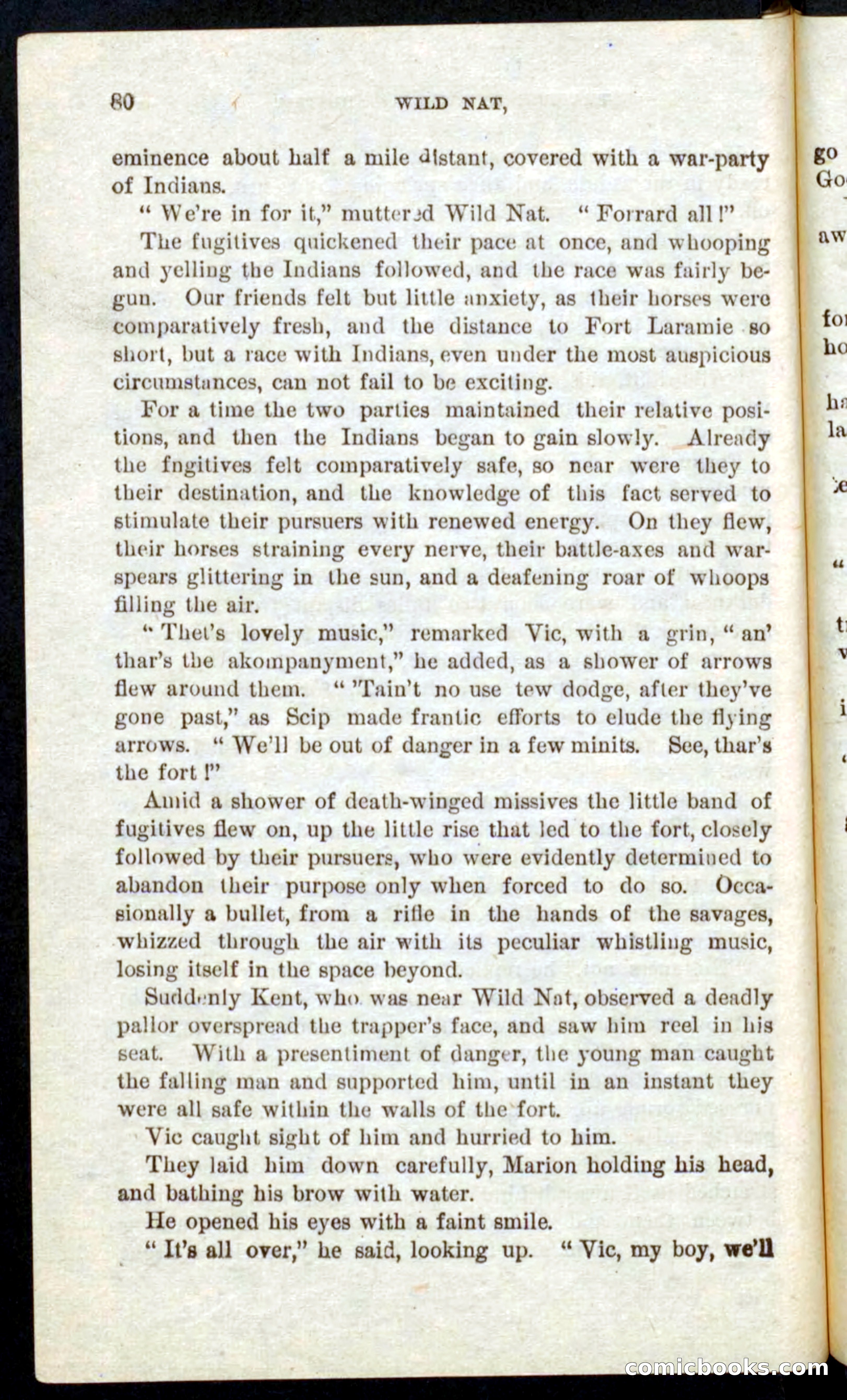 Beadle's Pocket Novels No. 41: Nat, the Trapper — page 76 of 84