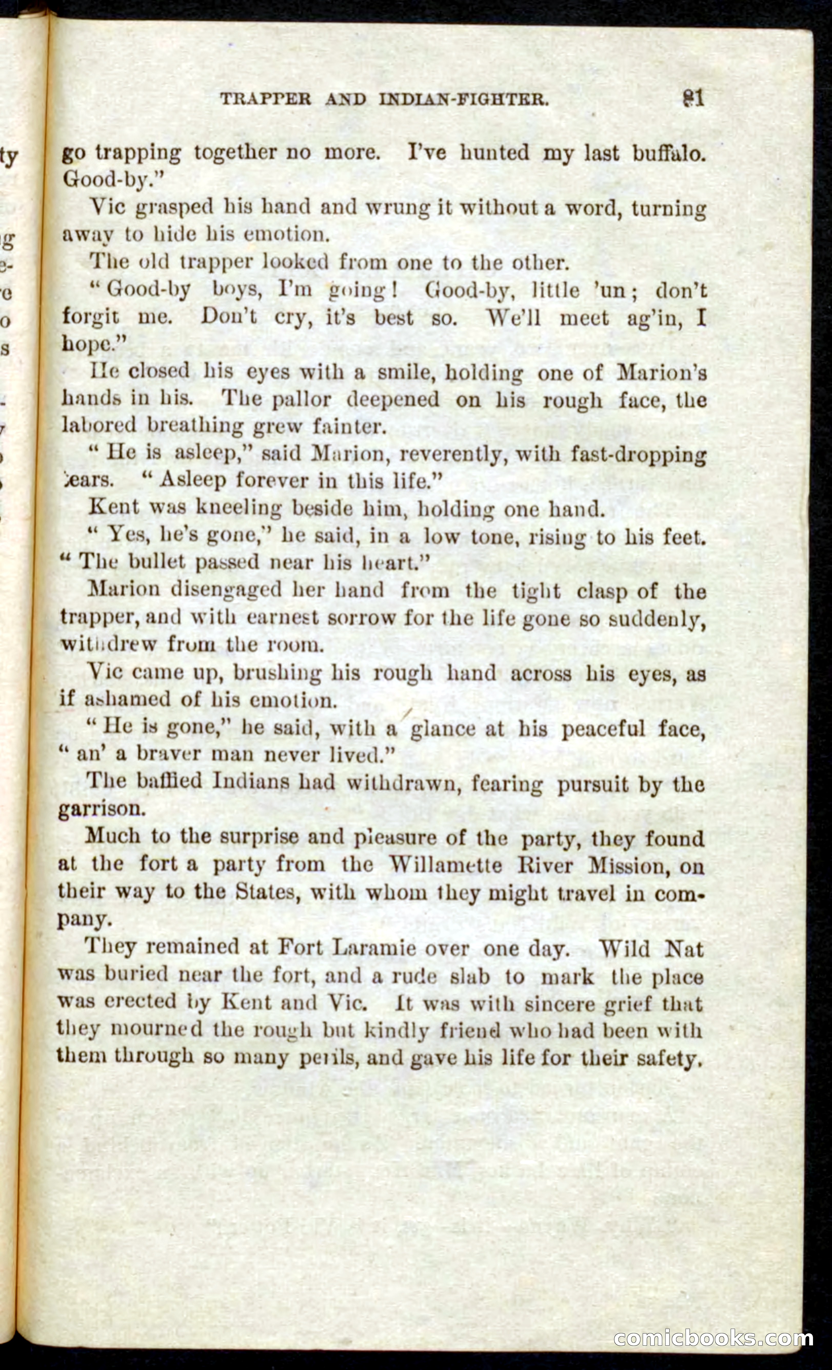 Beadle's Pocket Novels No. 41: Nat, the Trapper — page 77 of 84