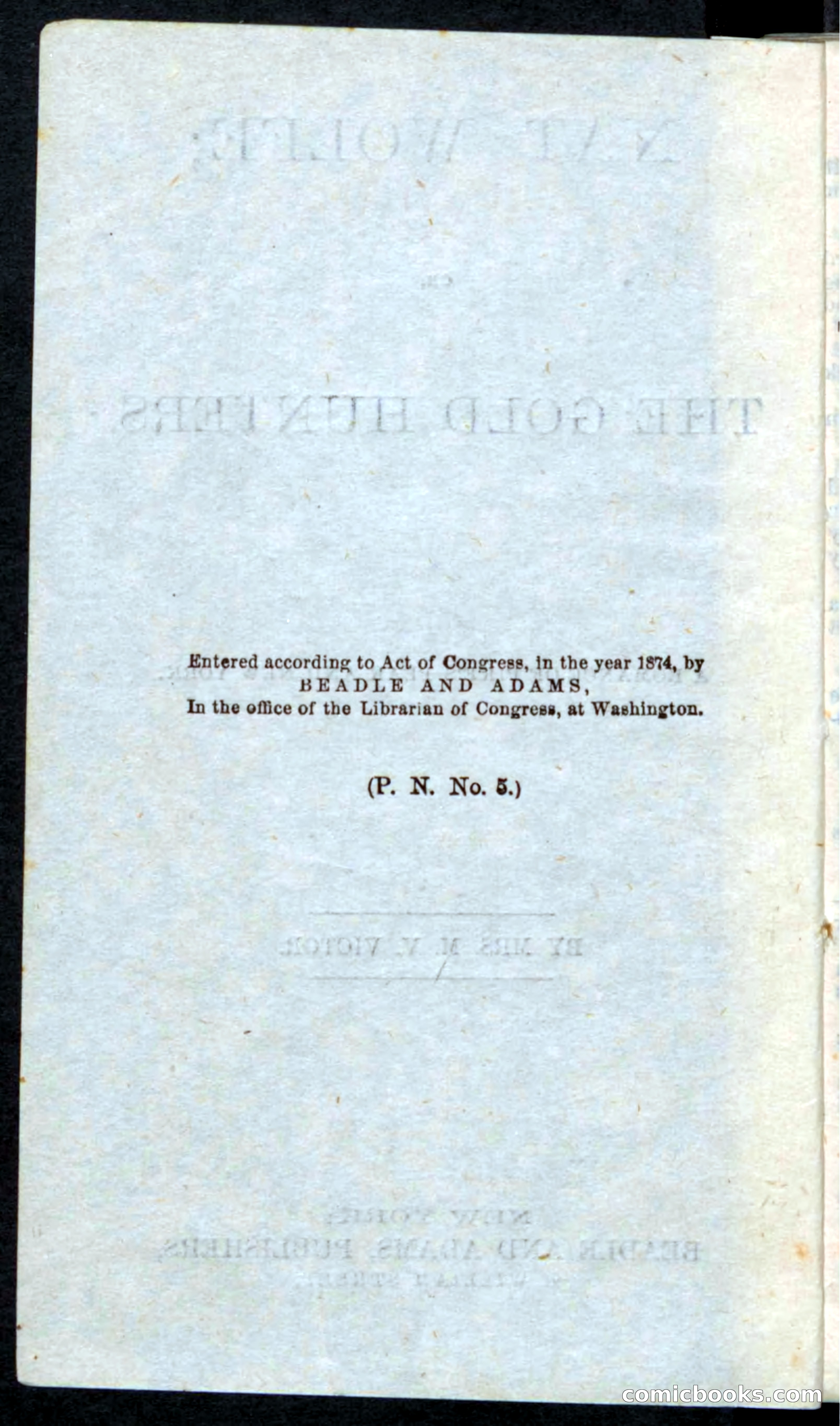 Beadle's Pocket Novels: Nat Wolfe — page 6 of 100