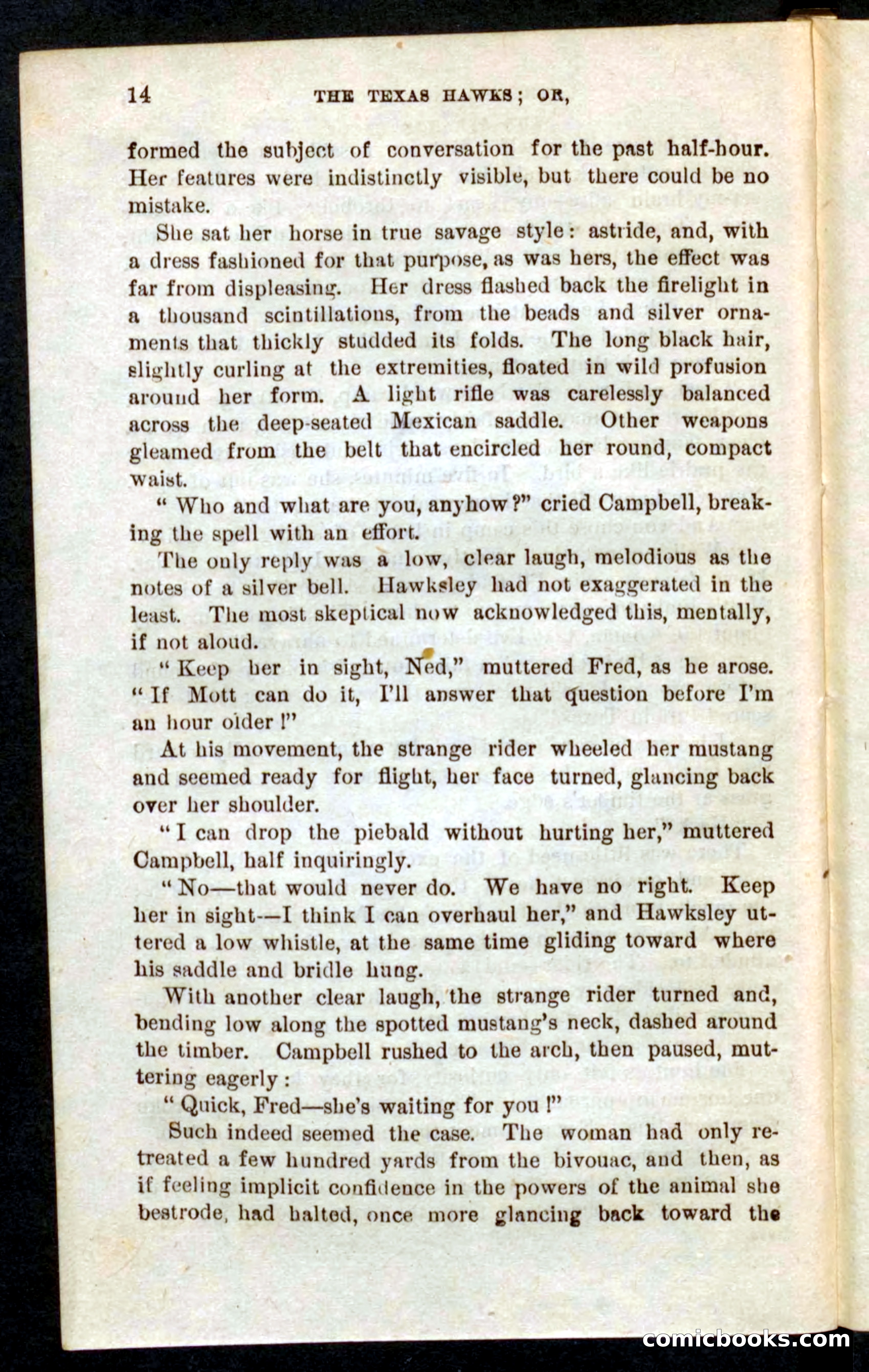 Beadle's Pocket Novels No. 59: The Texas Hawks — page 10 of 100