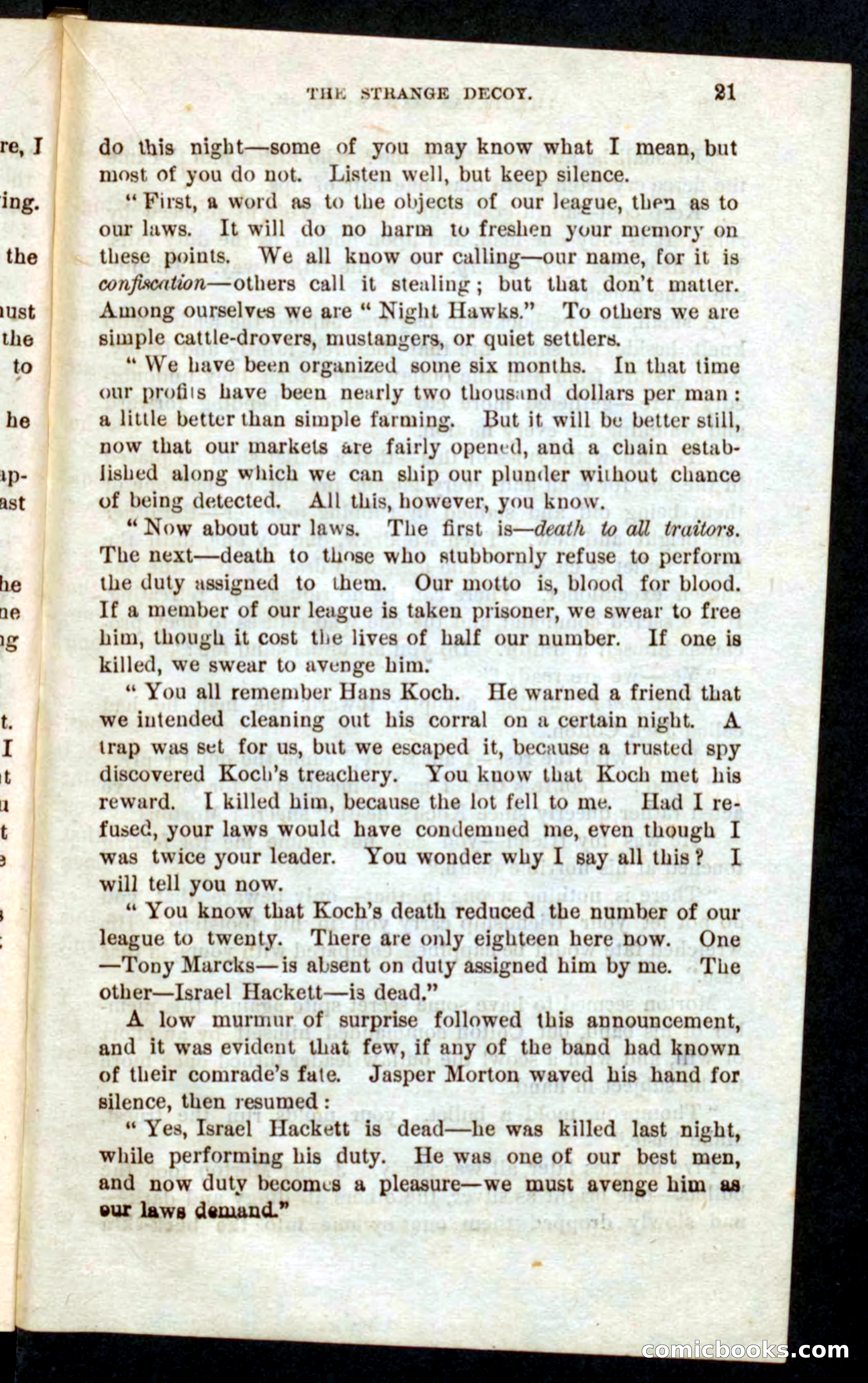 Beadle's Pocket Novels No. 59: The Texas Hawks — page 17 of 100