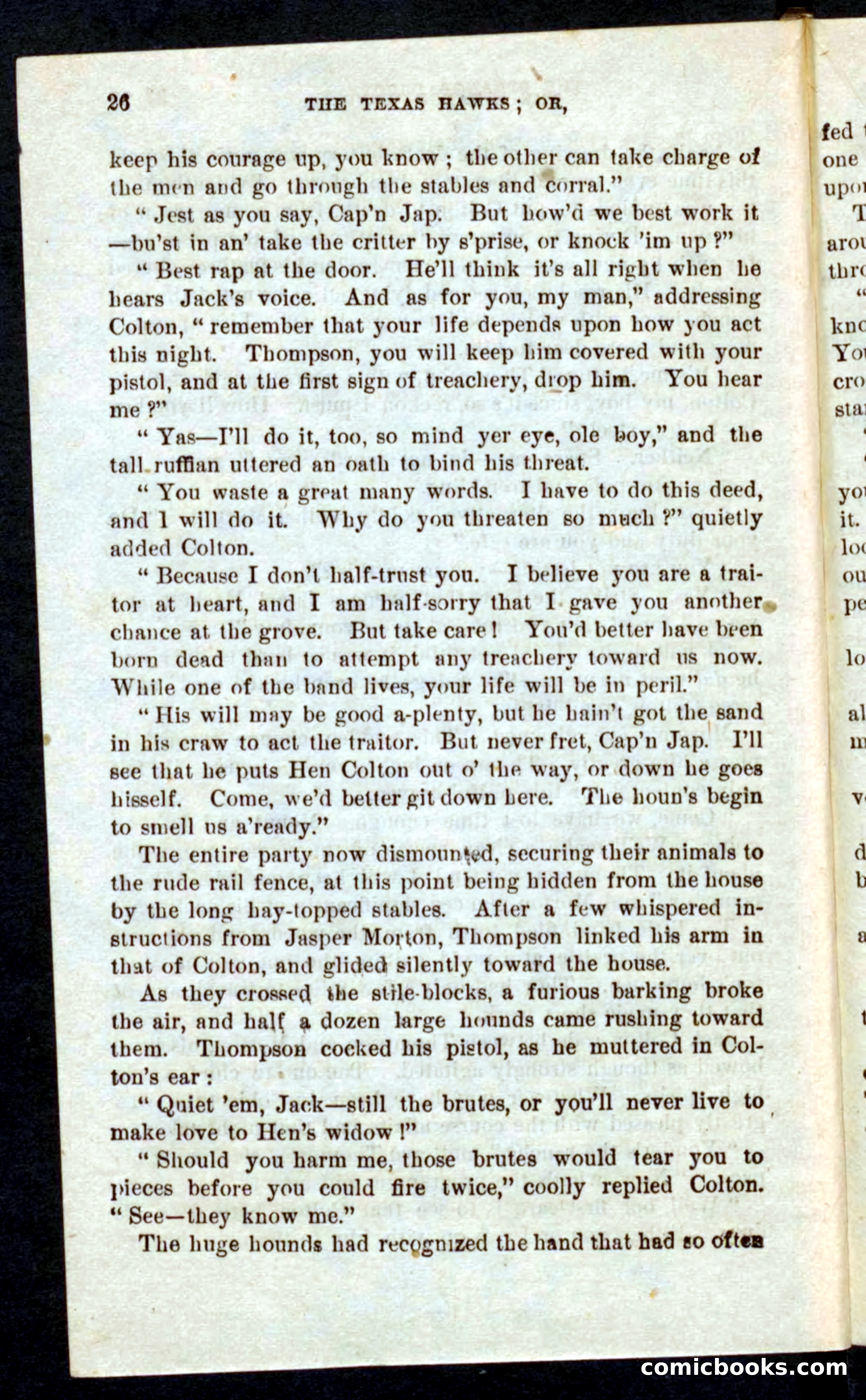 Beadle's Pocket Novels No. 59: The Texas Hawks — page 22 of 100
