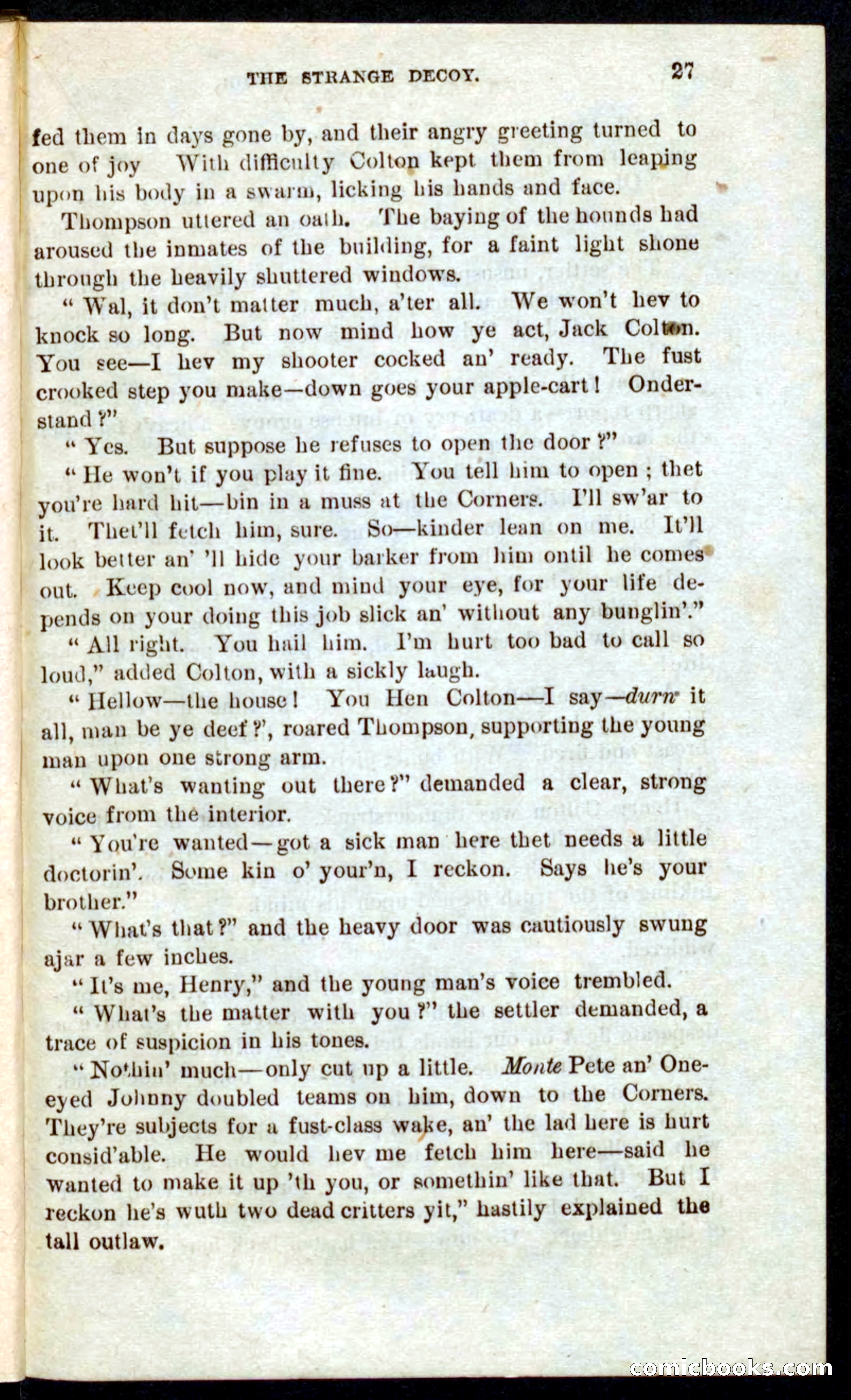 Beadle's Pocket Novels No. 59: The Texas Hawks — page 23 of 100
