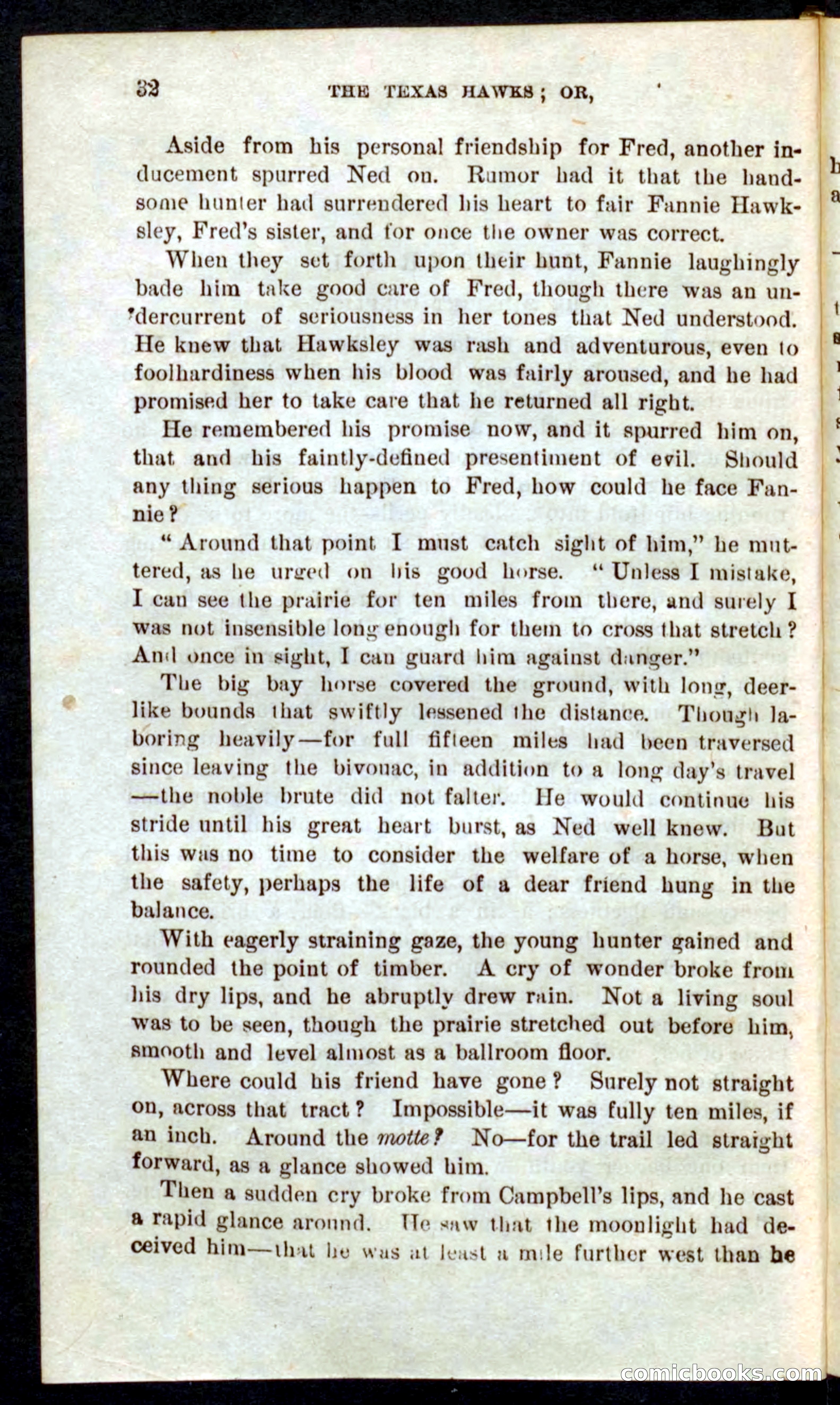 Beadle's Pocket Novels No. 59: The Texas Hawks — page 28 of 100