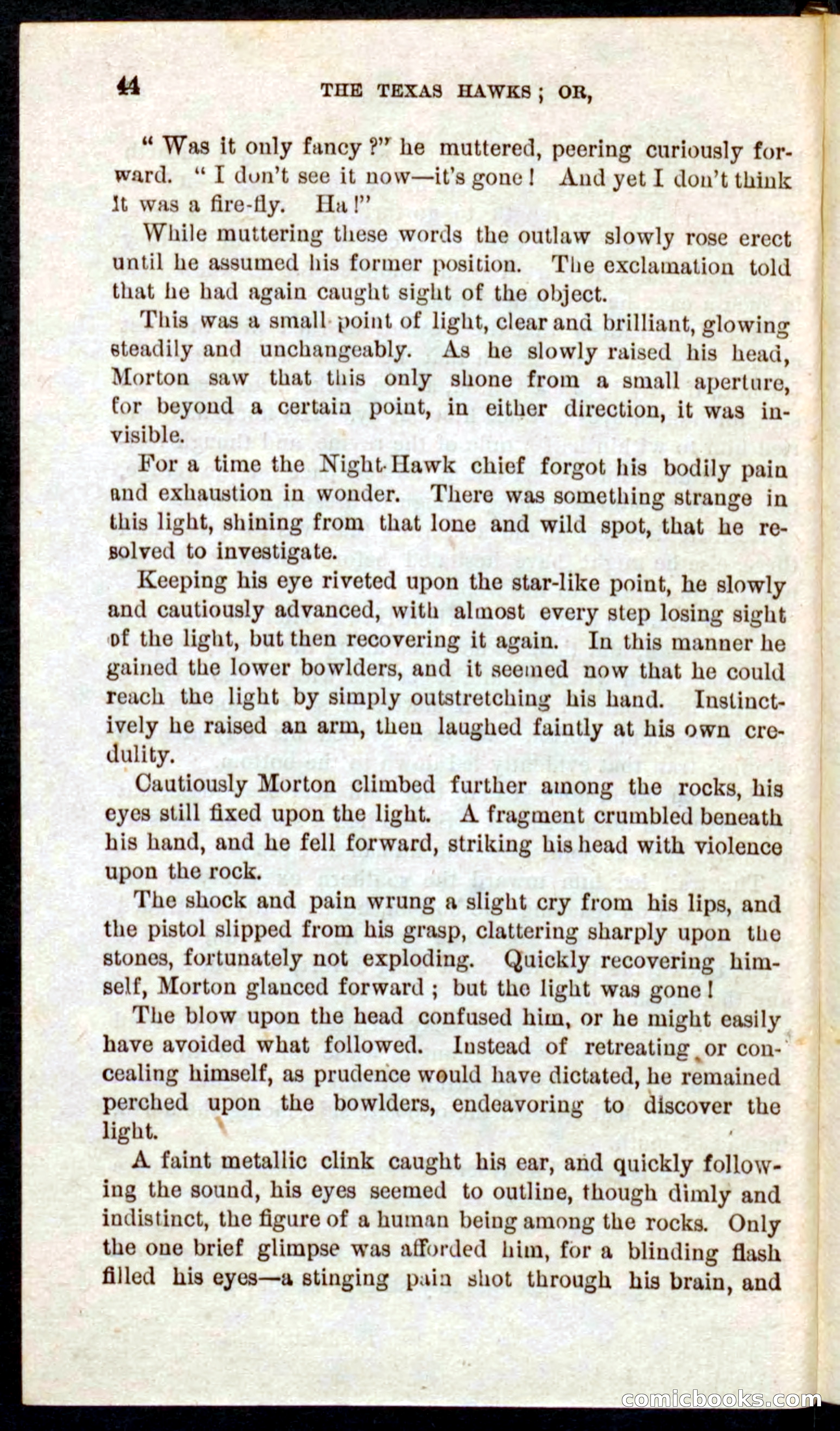 Beadle's Pocket Novels No. 59: The Texas Hawks — page 40 of 100