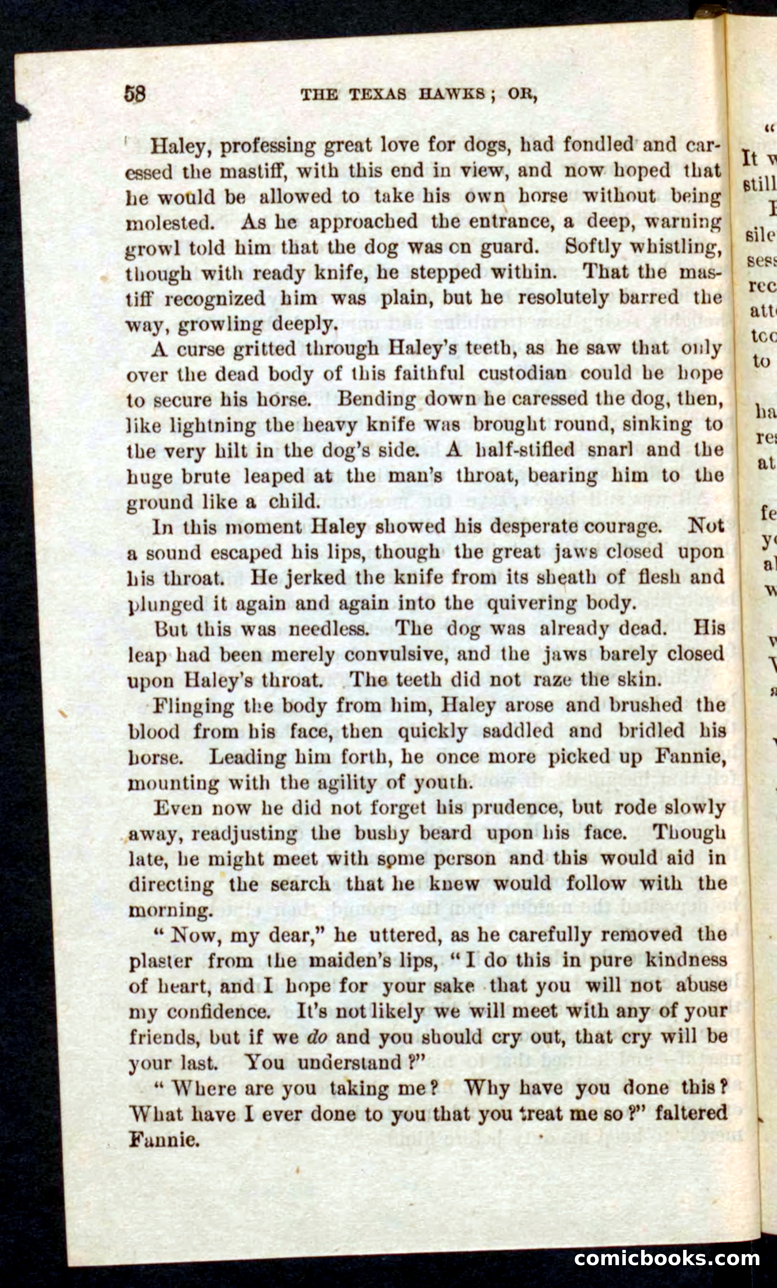Beadle's Pocket Novels No. 59: The Texas Hawks — page 54 of 100