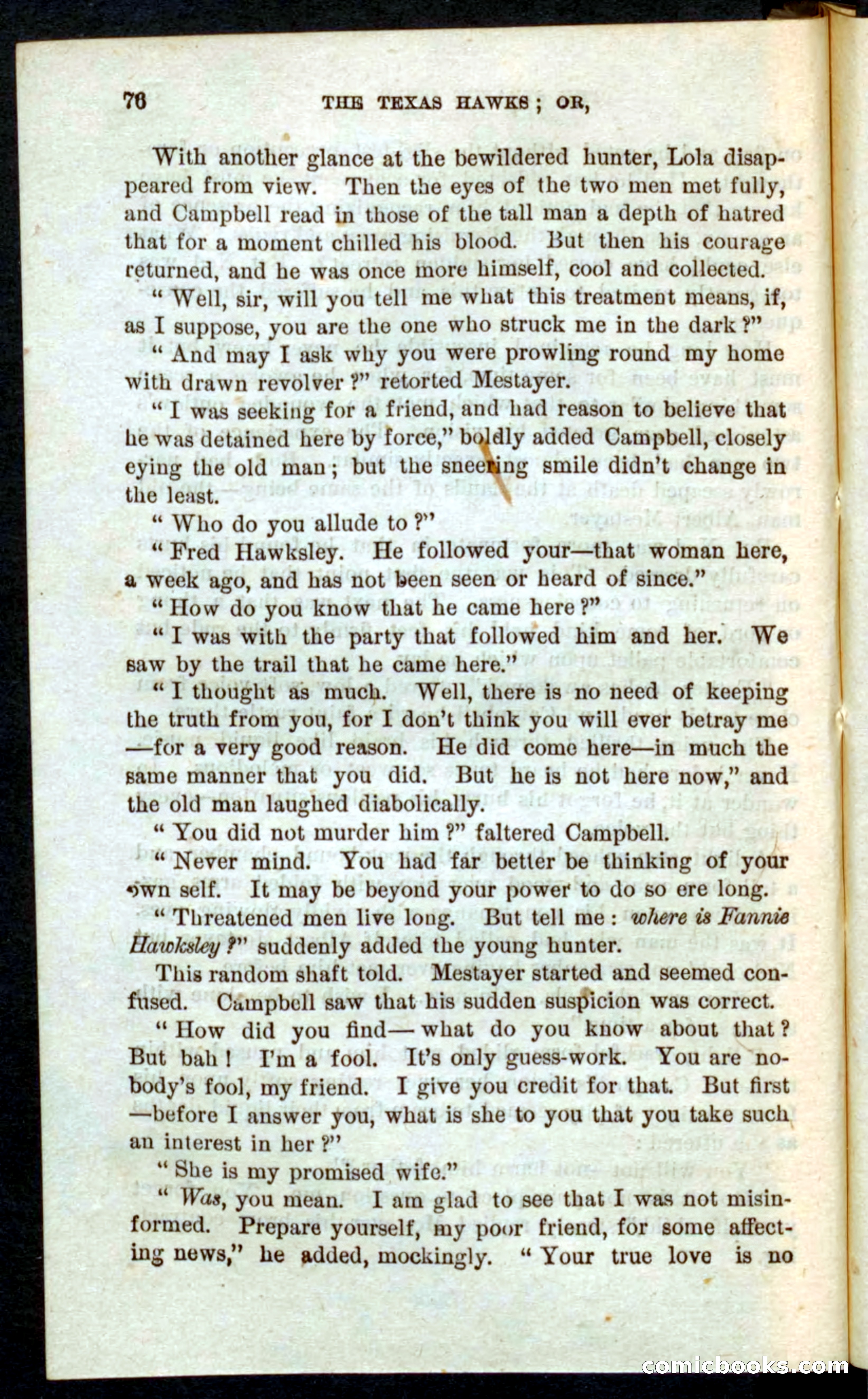 Beadle's Pocket Novels No. 59: The Texas Hawks — page 72 of 100