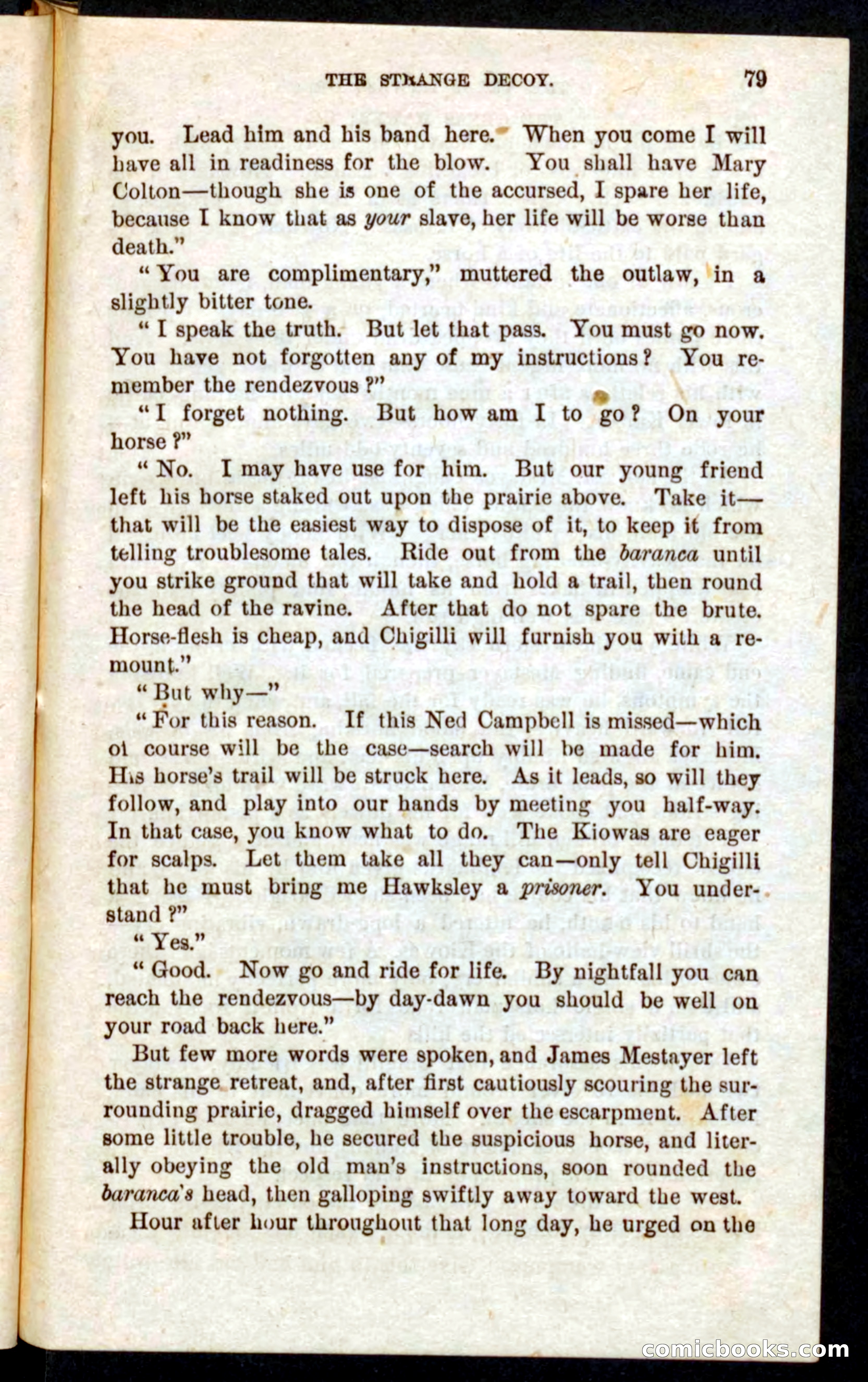 Beadle's Pocket Novels No. 59: The Texas Hawks — page 75 of 100
