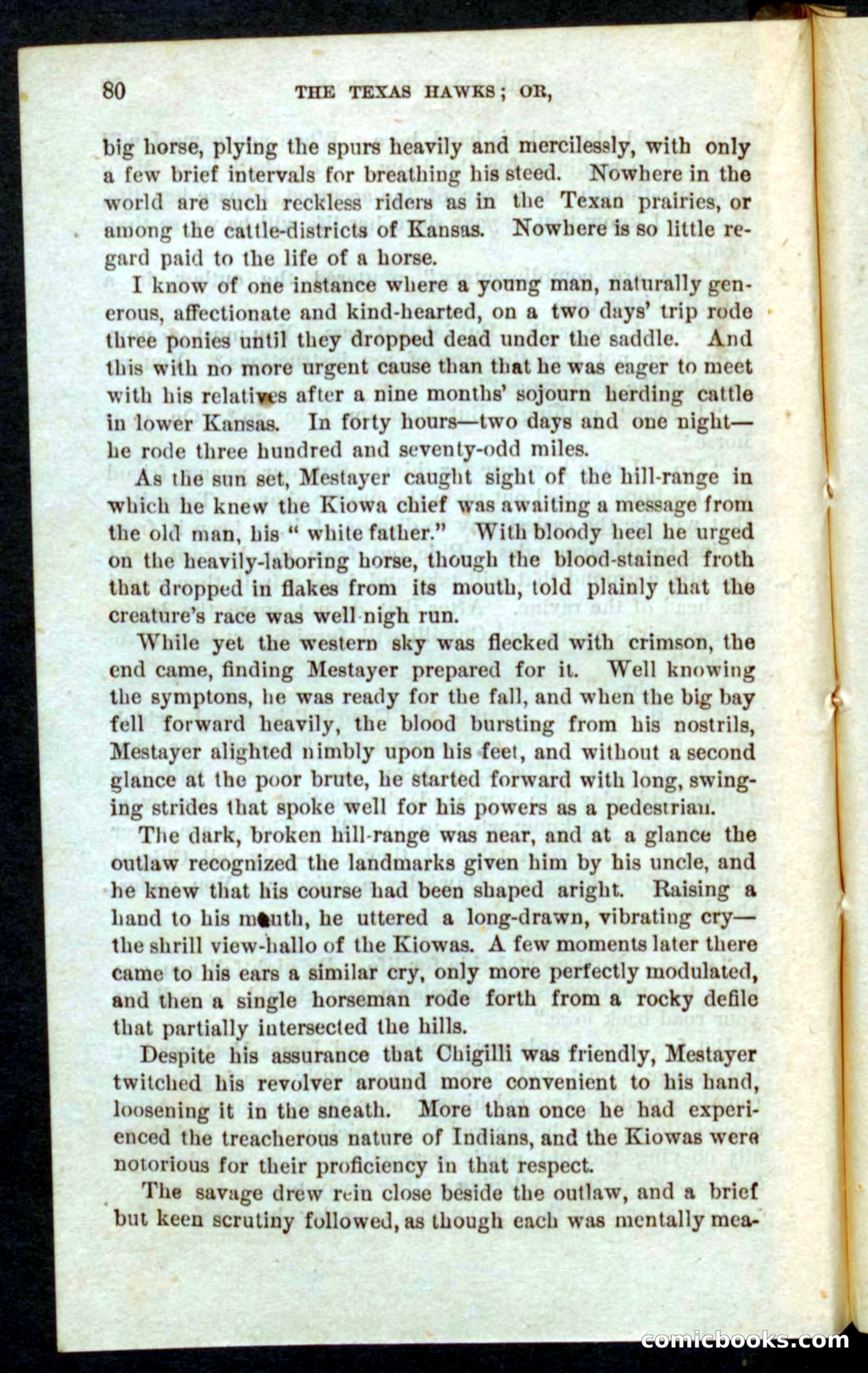 Beadle's Pocket Novels No. 59: The Texas Hawks — page 76 of 100