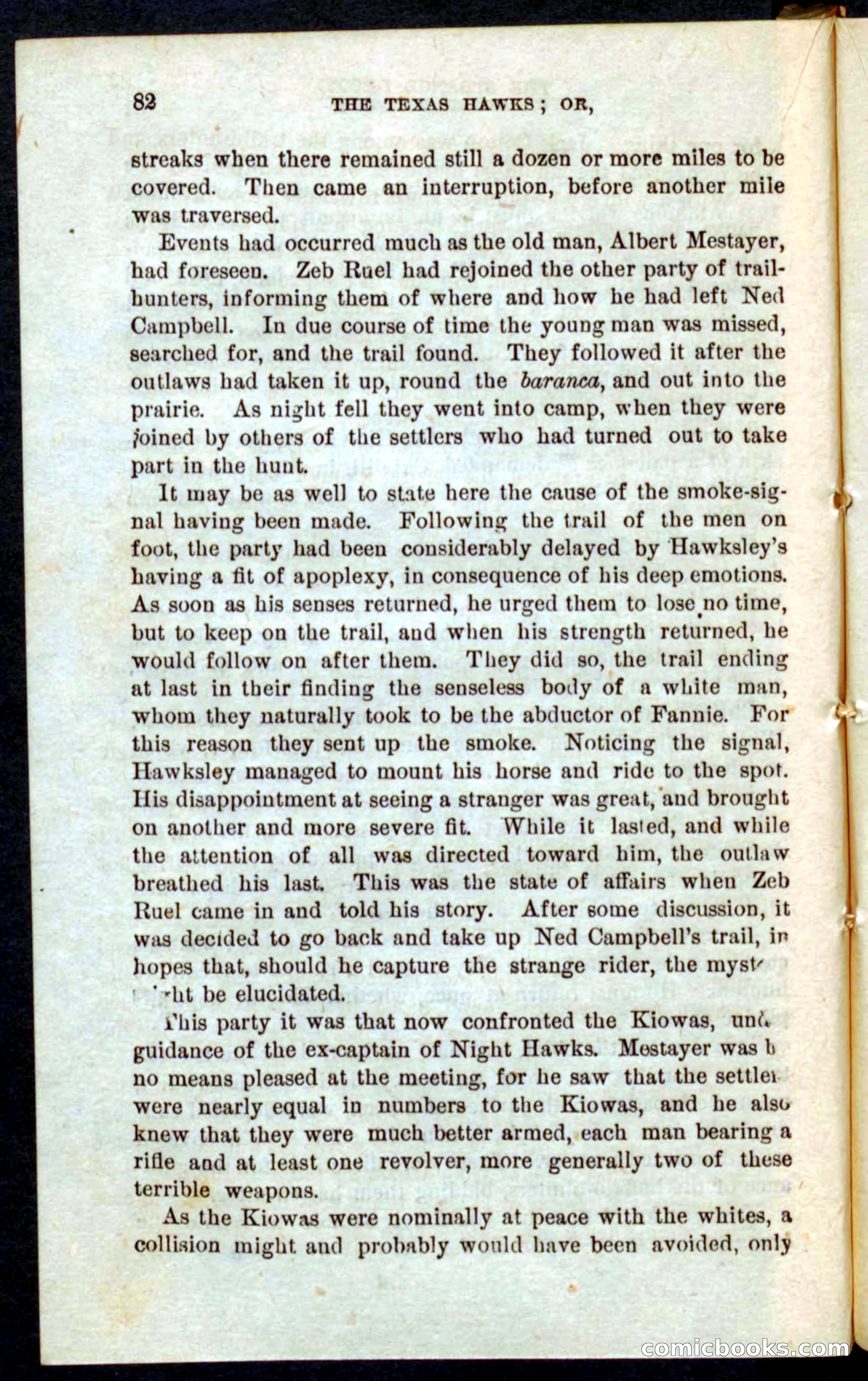Beadle's Pocket Novels No. 59: The Texas Hawks — page 78 of 100