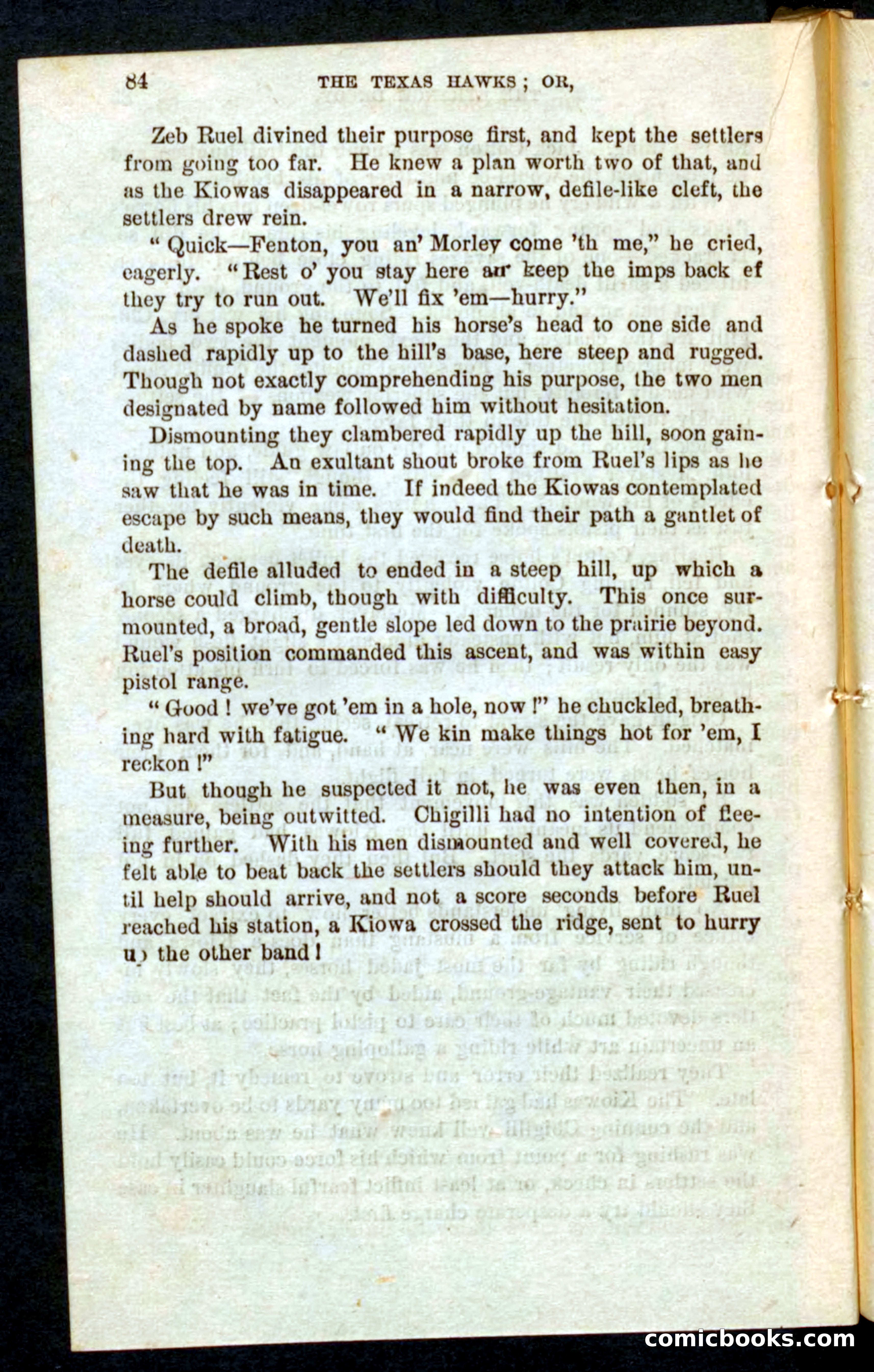 Beadle's Pocket Novels No. 59: The Texas Hawks — page 80 of 100