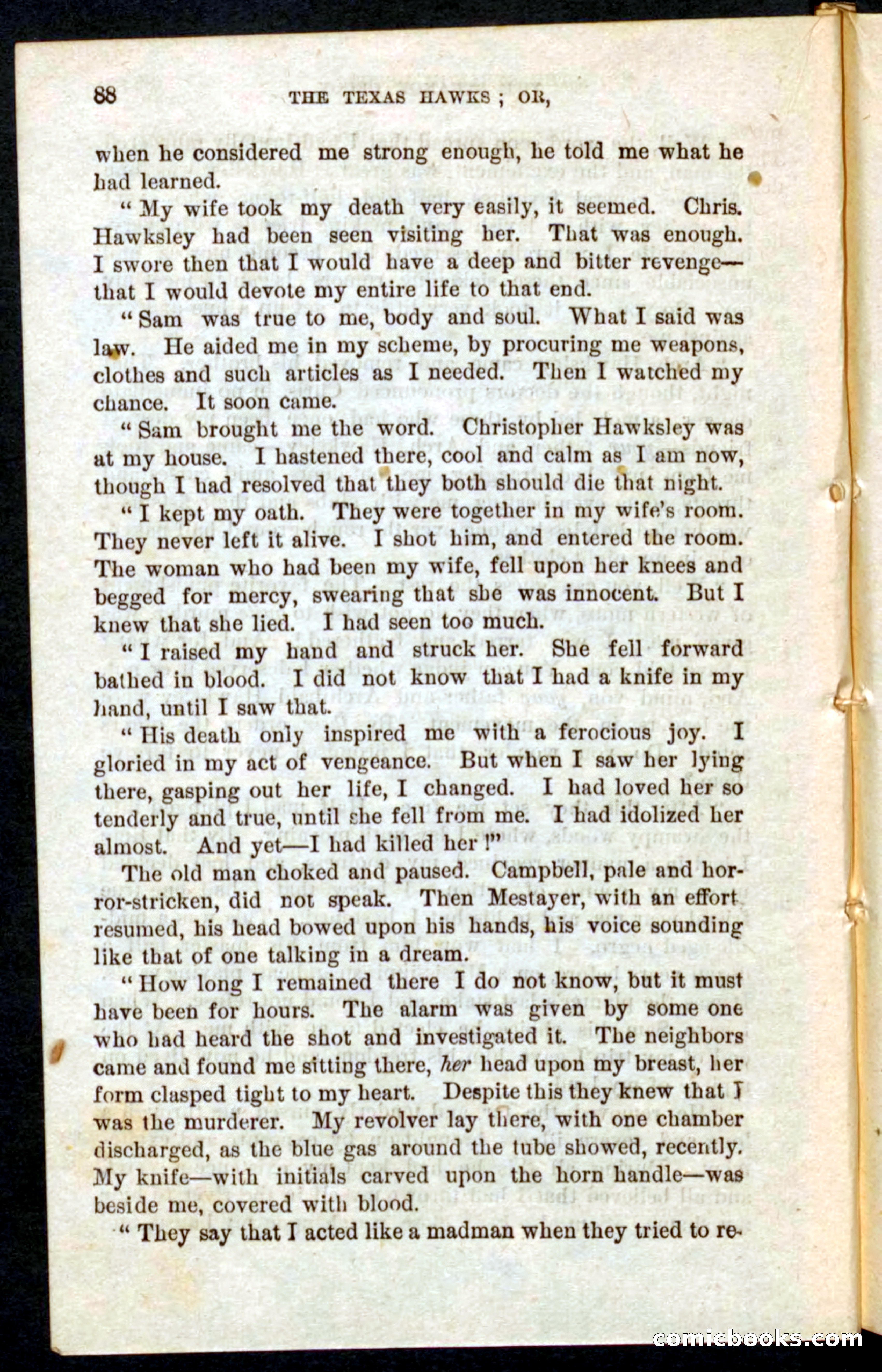 Beadle's Pocket Novels No. 59: The Texas Hawks — page 84 of 100