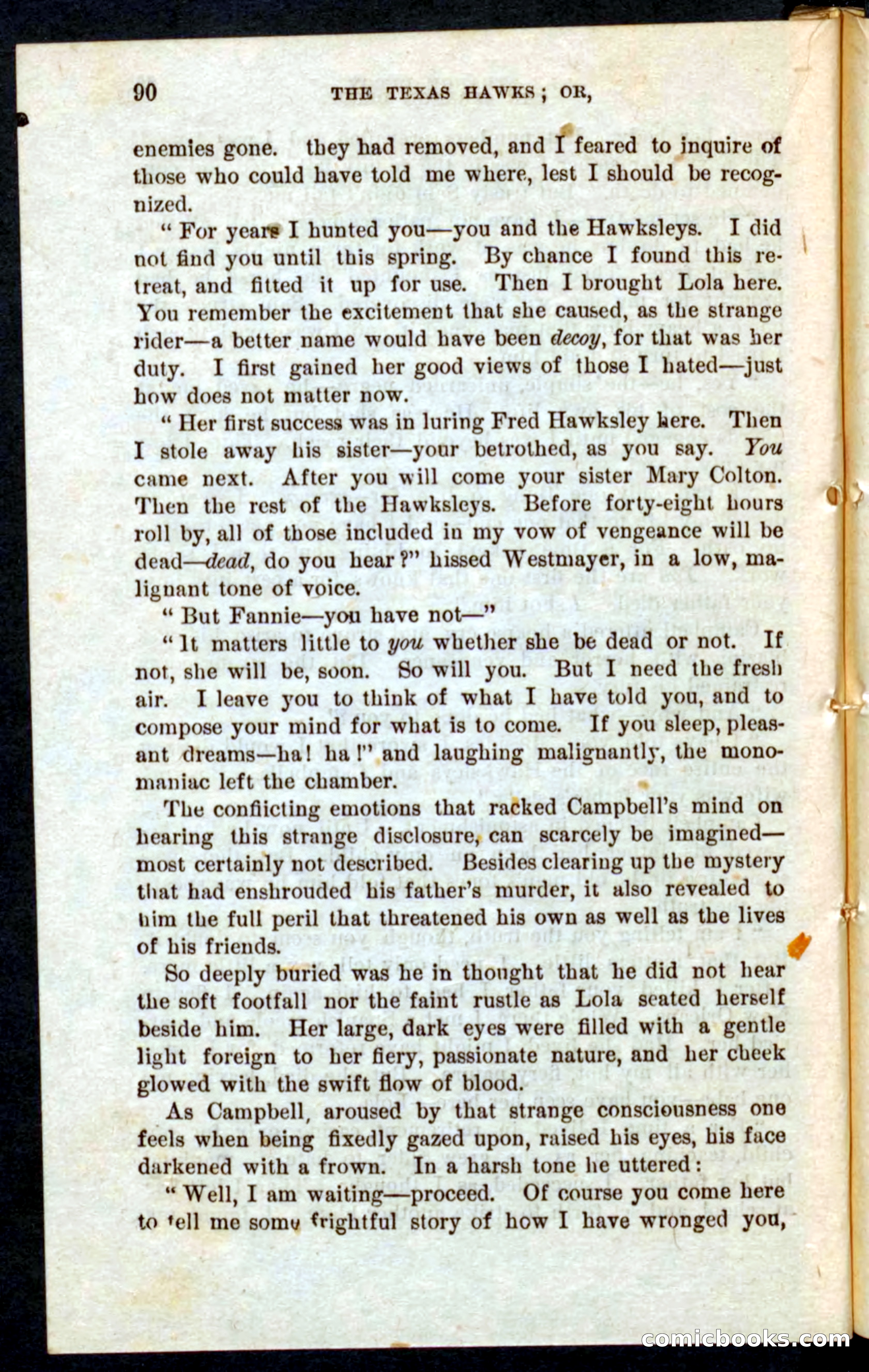 Beadle's Pocket Novels No. 59: The Texas Hawks — page 86 of 100