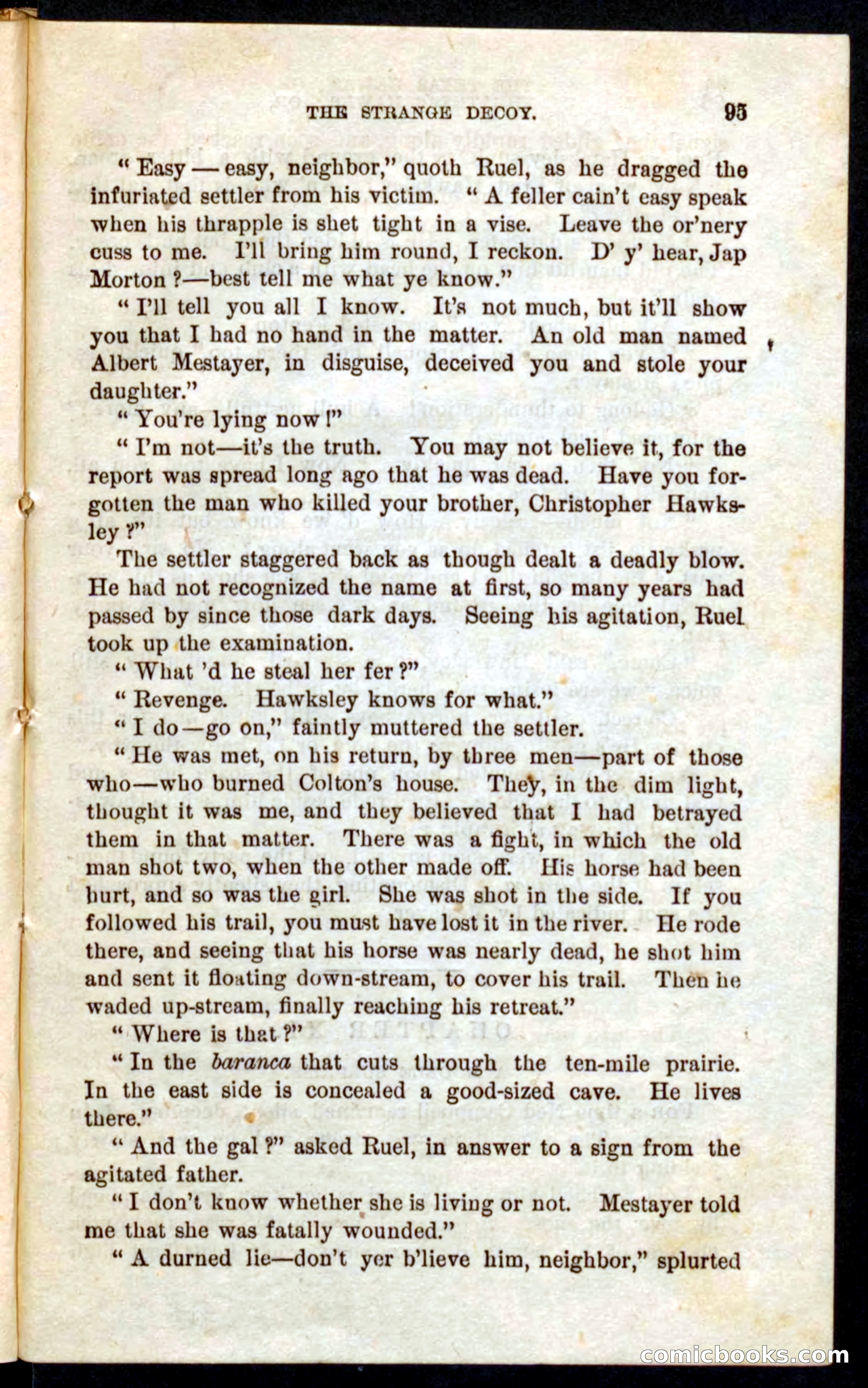 Beadle's Pocket Novels No. 59: The Texas Hawks — page 91 of 100