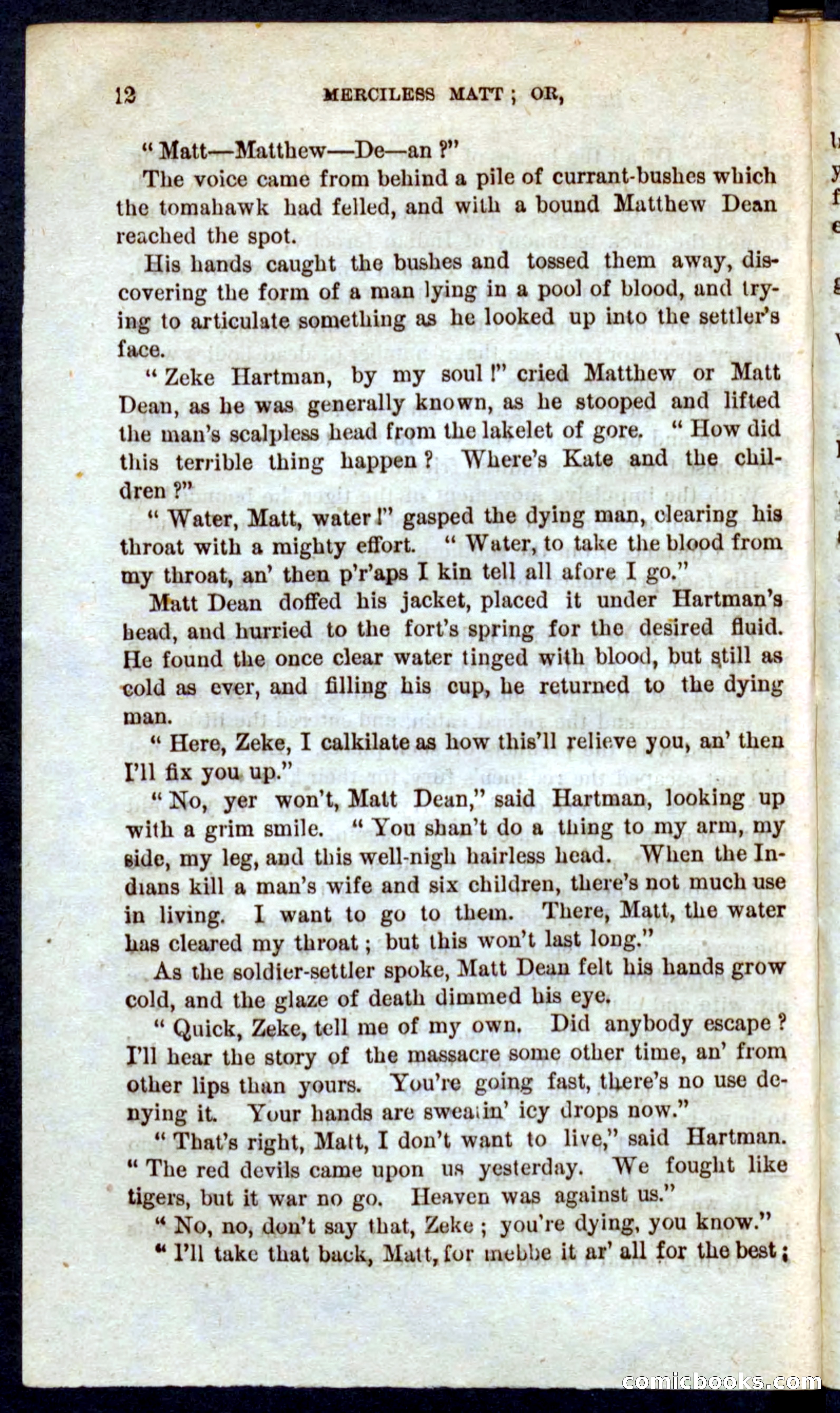 Beadle's Pocket Novels No. 60: Merciless Matt — page 8 of 100