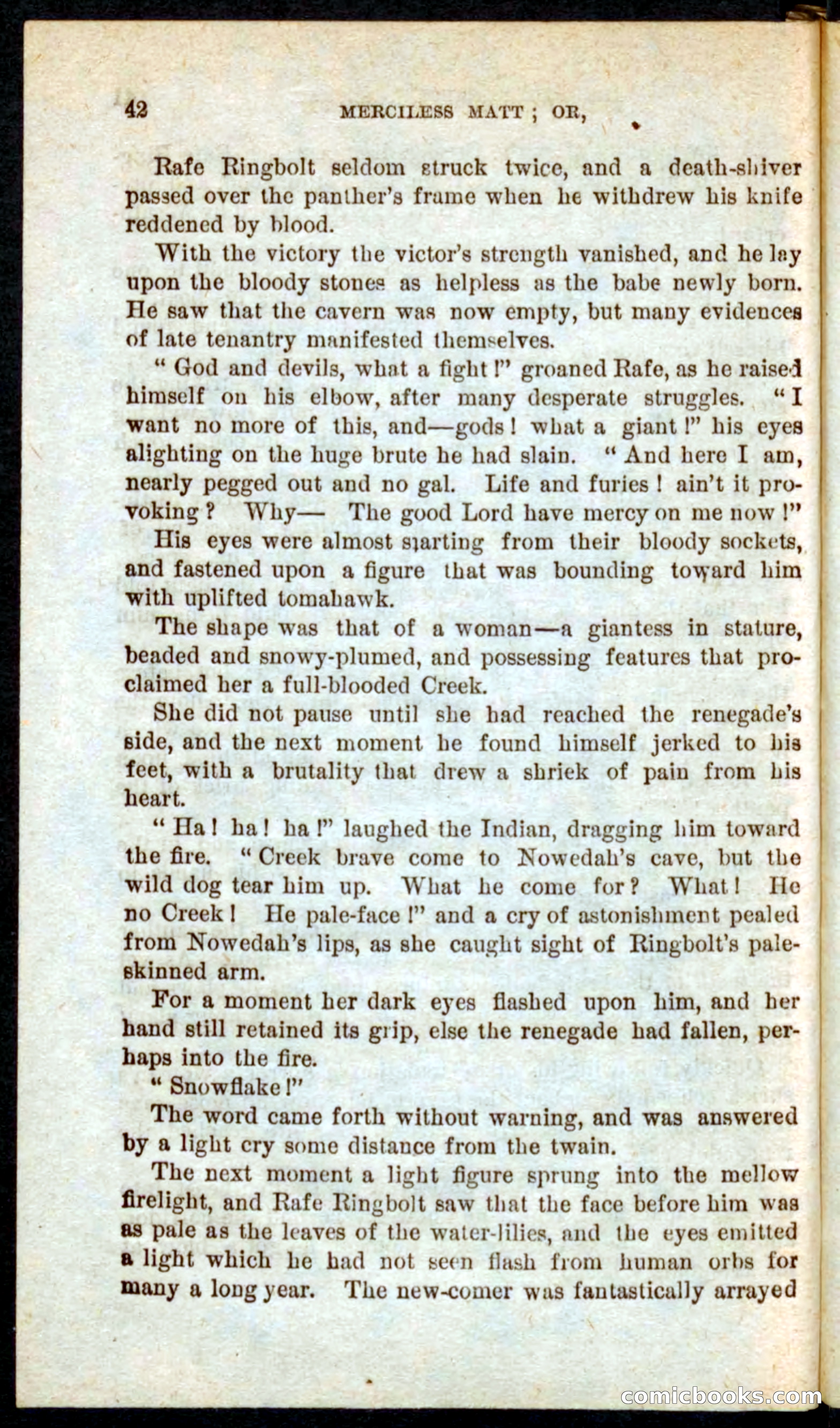 Beadle's Pocket Novels No. 60: Merciless Matt — page 38 of 100