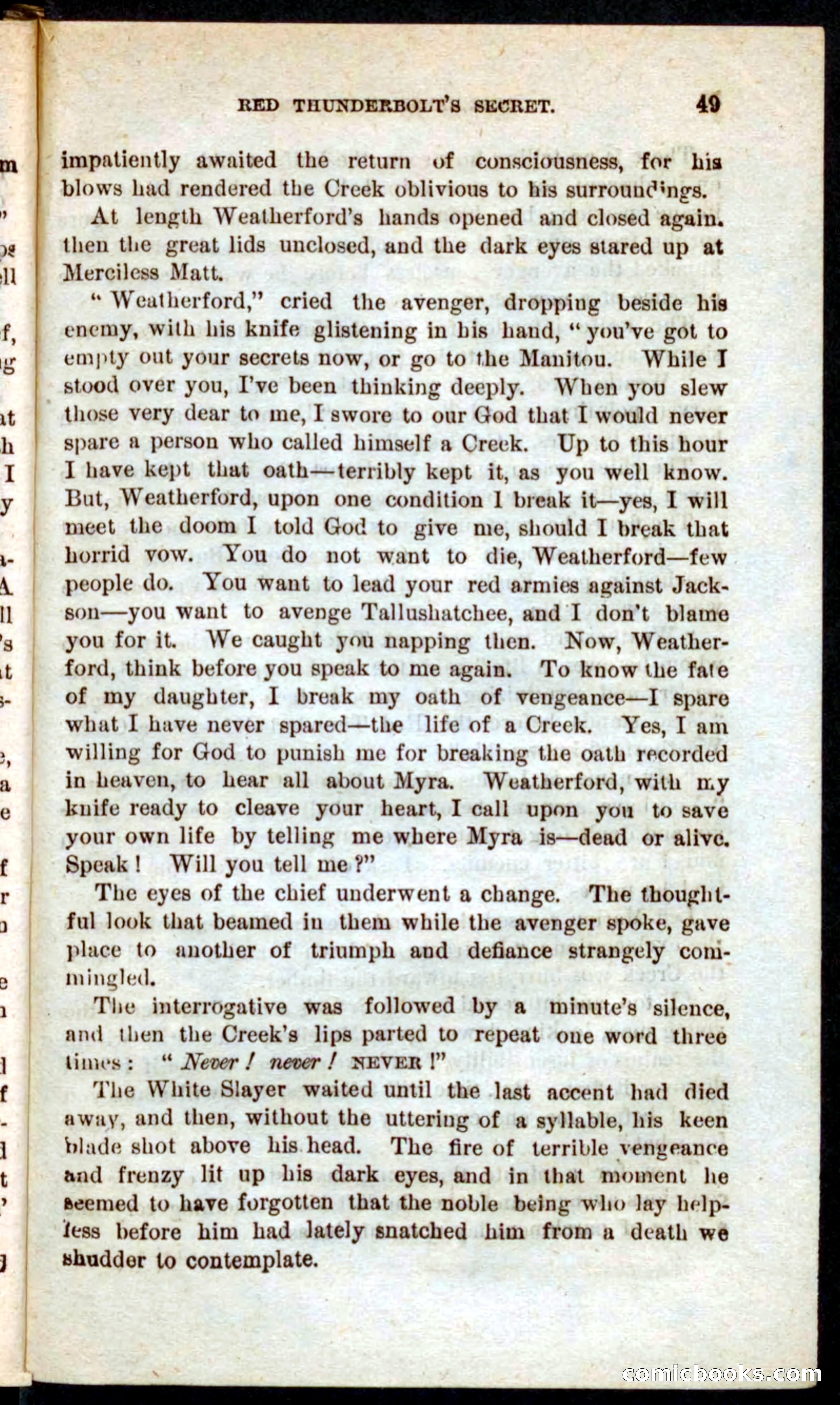 Beadle's Pocket Novels No. 60: Merciless Matt — page 45 of 100