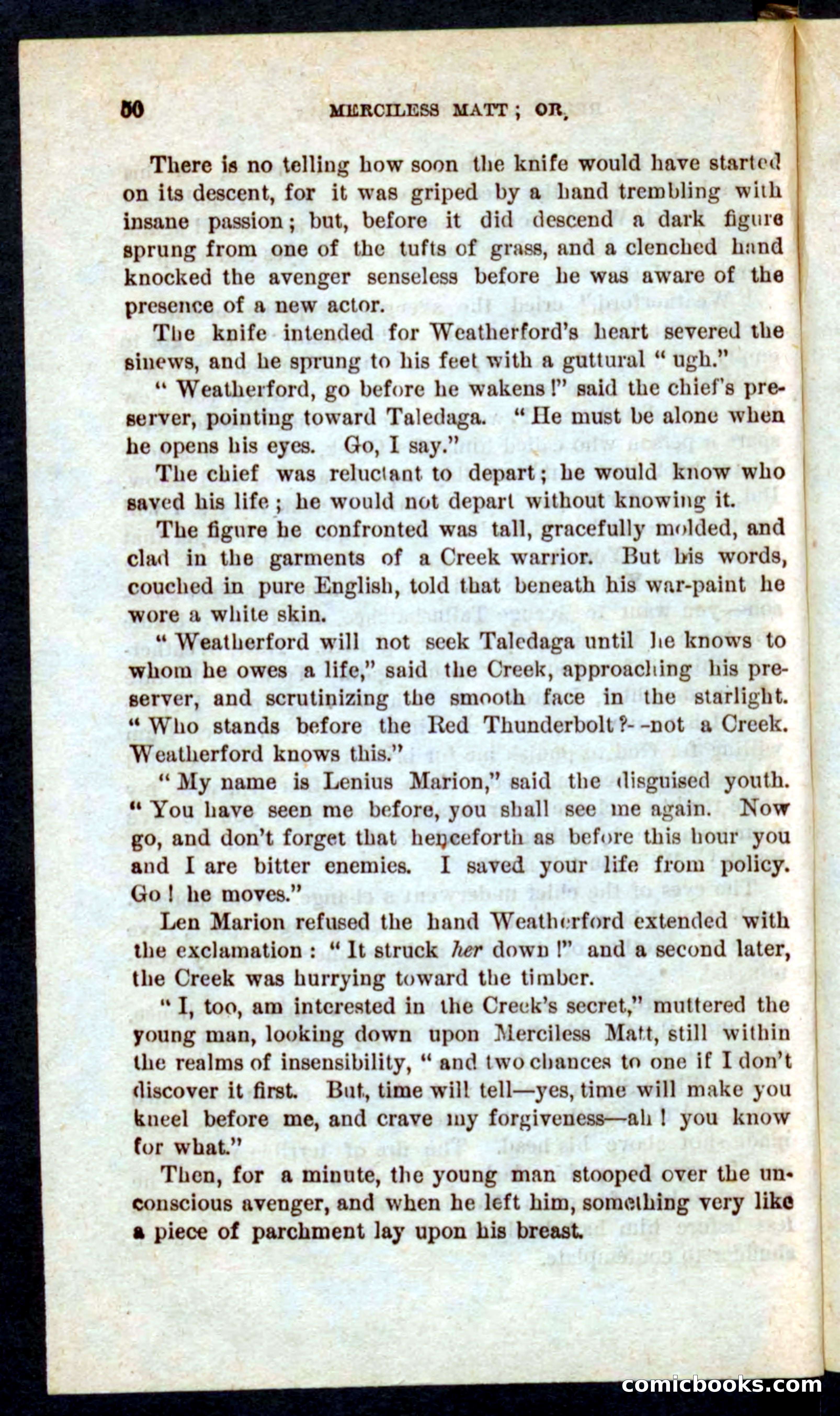 Beadle's Pocket Novels No. 60: Merciless Matt — page 46 of 100