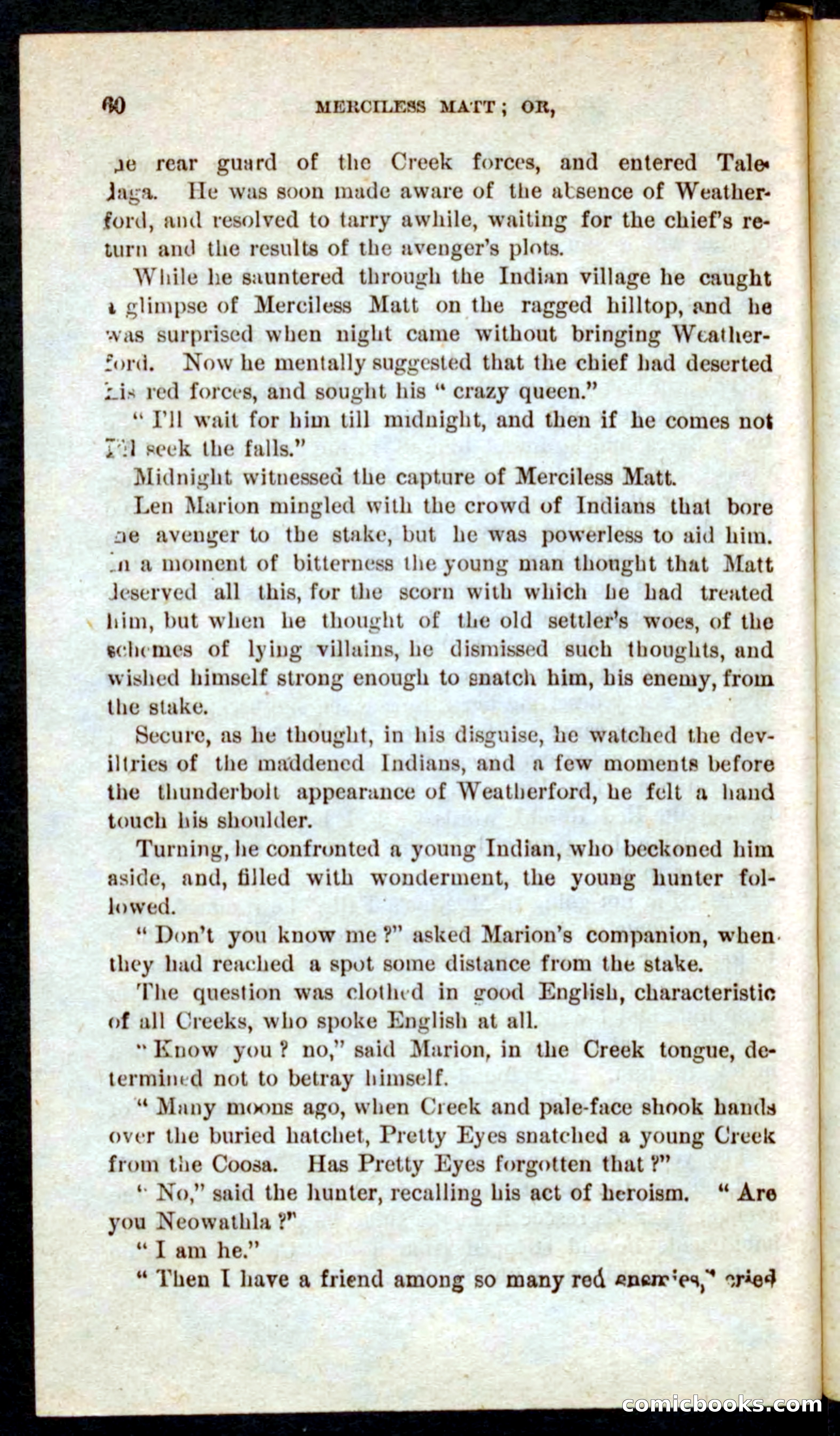 Beadle's Pocket Novels No. 60: Merciless Matt — page 56 of 100