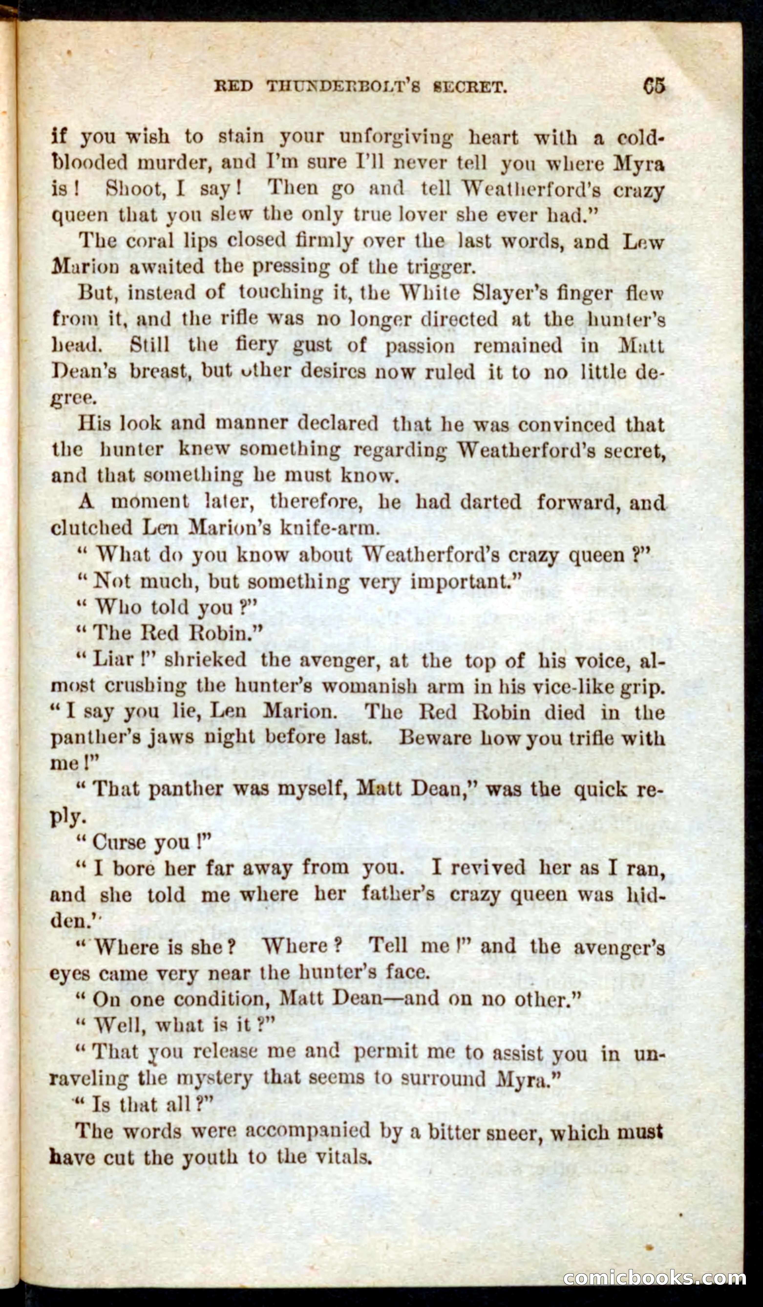 Beadle's Pocket Novels No. 60: Merciless Matt — page 61 of 100