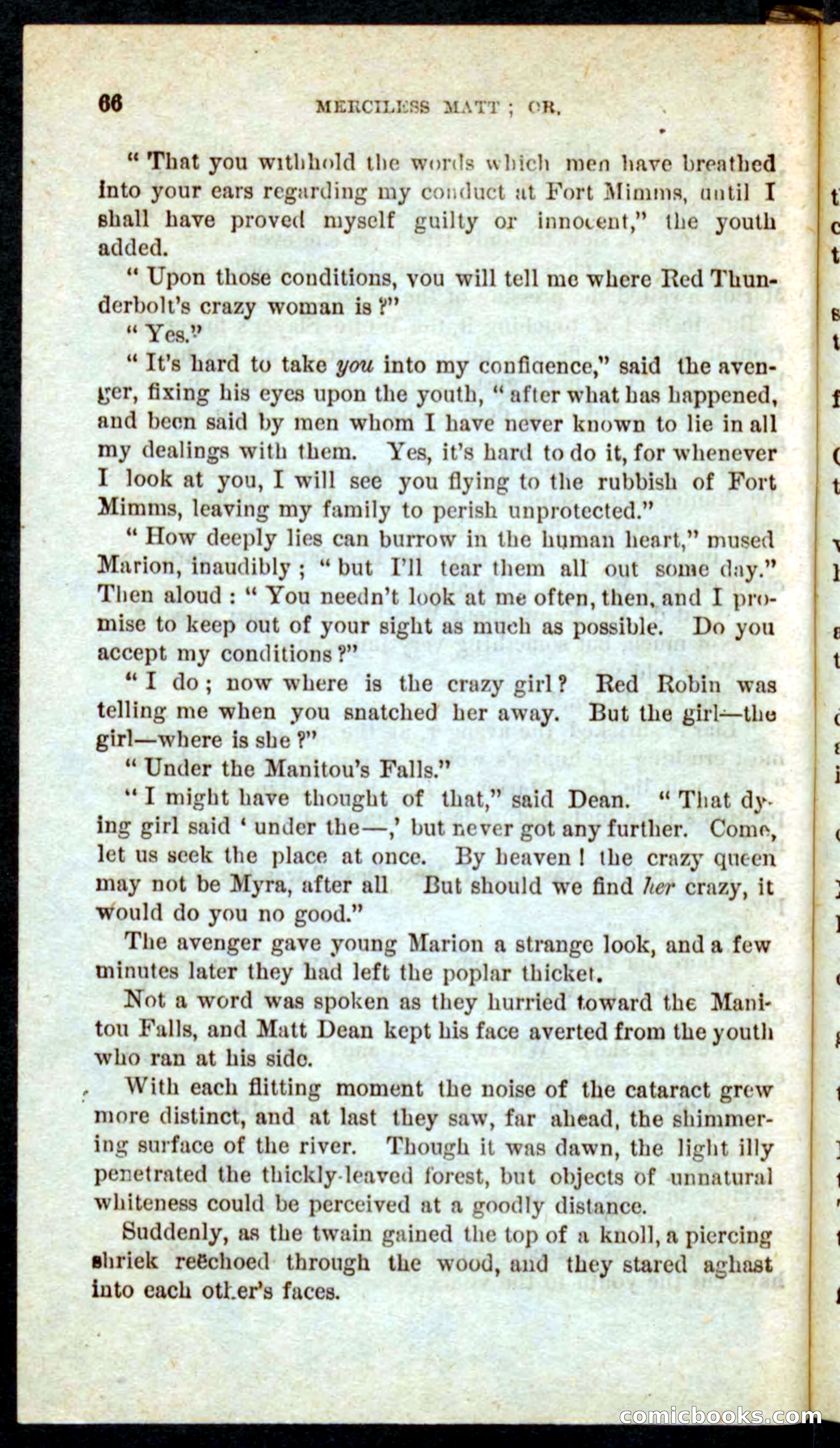 Beadle's Pocket Novels No. 60: Merciless Matt — page 62 of 100