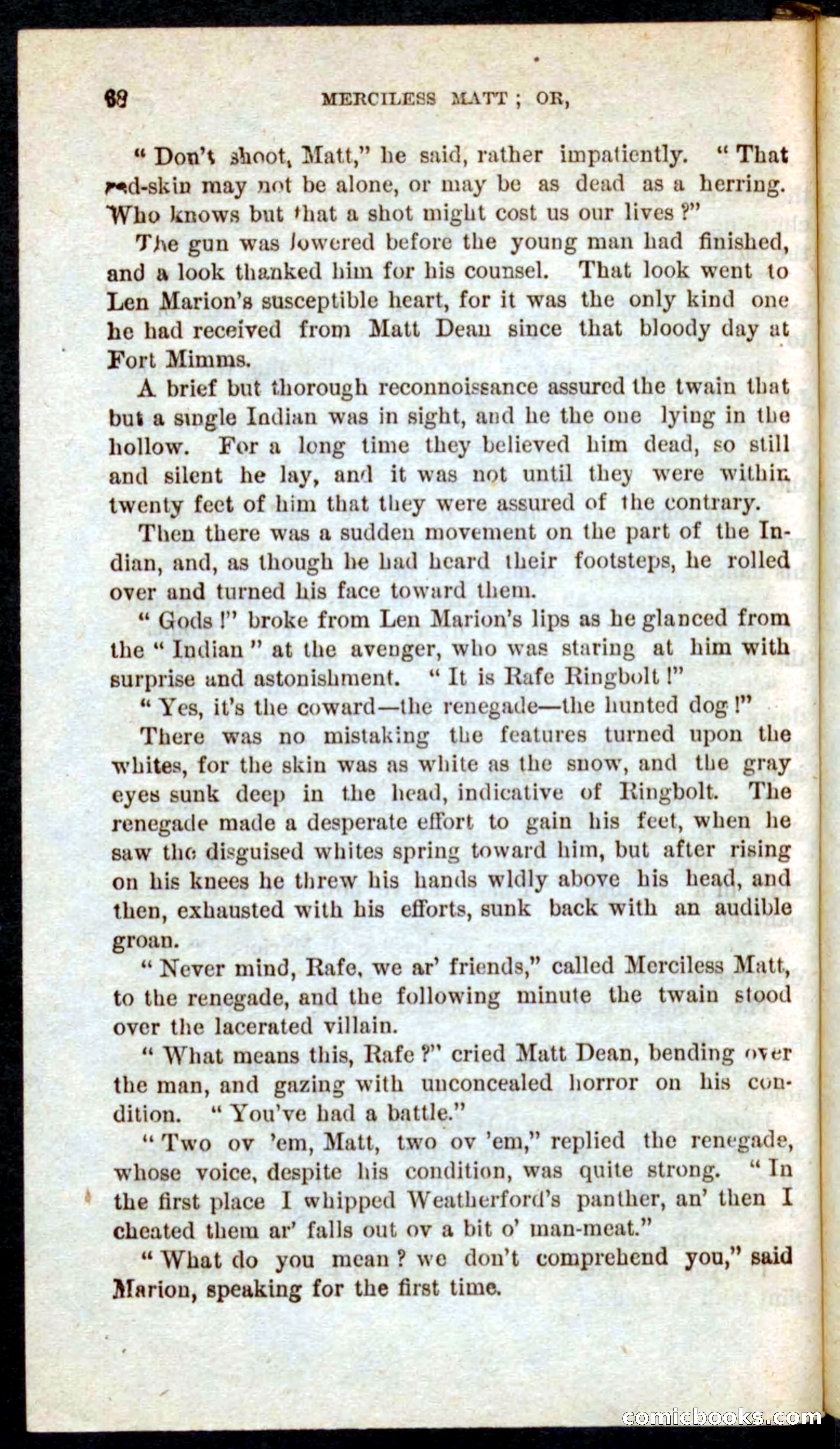 Beadle's Pocket Novels No. 60: Merciless Matt — page 64 of 100