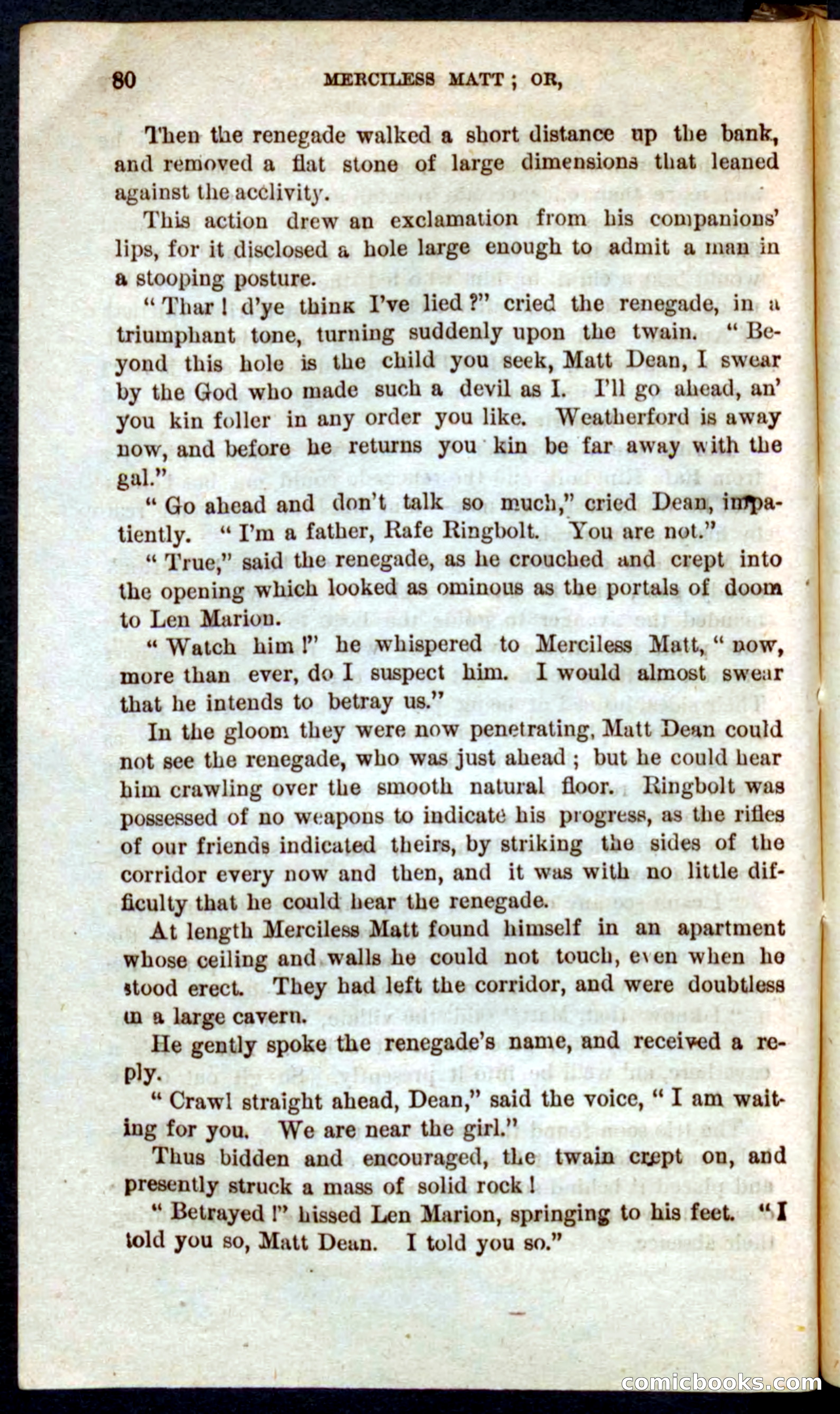 Beadle's Pocket Novels No. 60: Merciless Matt — page 76 of 100