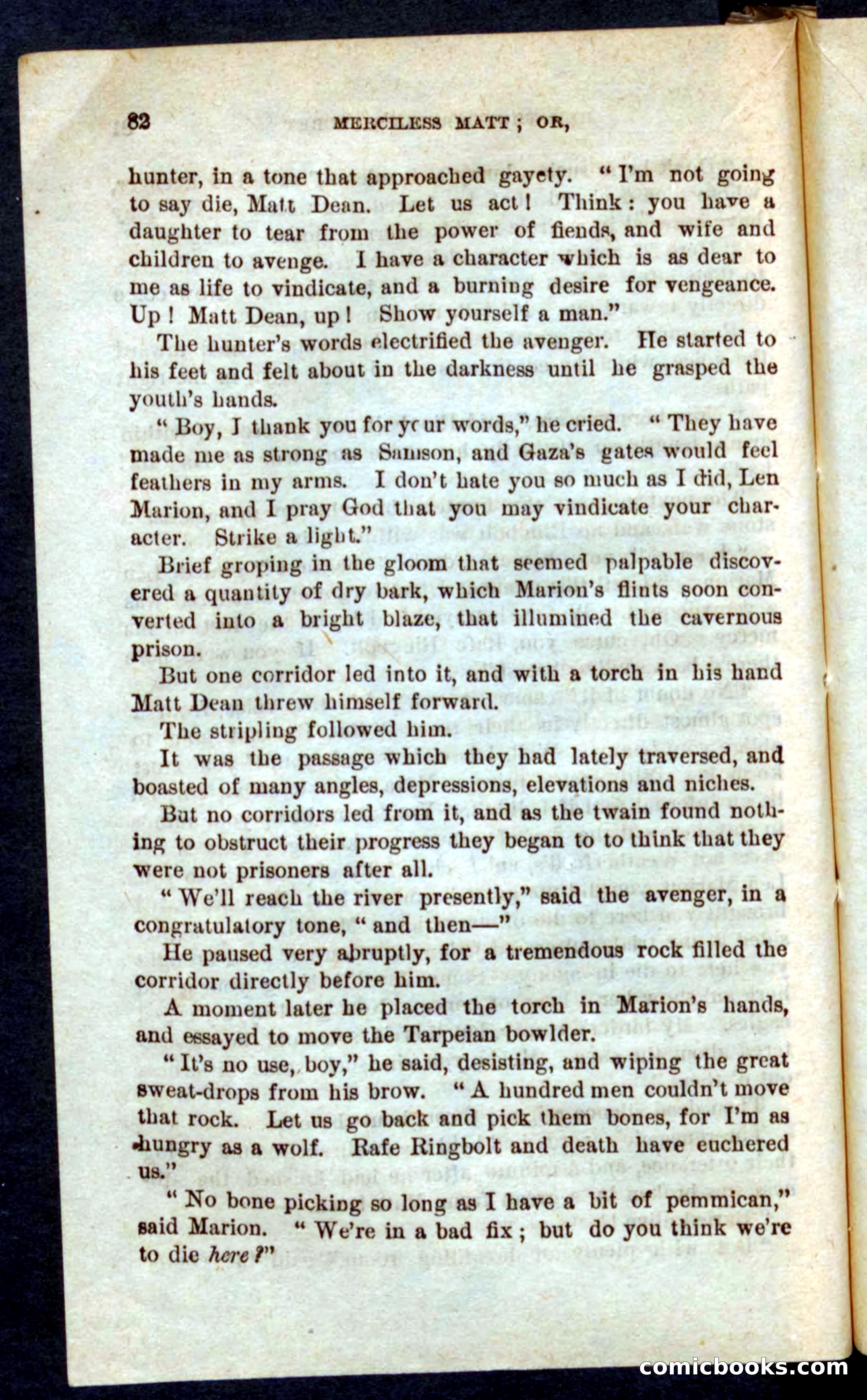 Beadle's Pocket Novels No. 60: Merciless Matt — page 78 of 100
