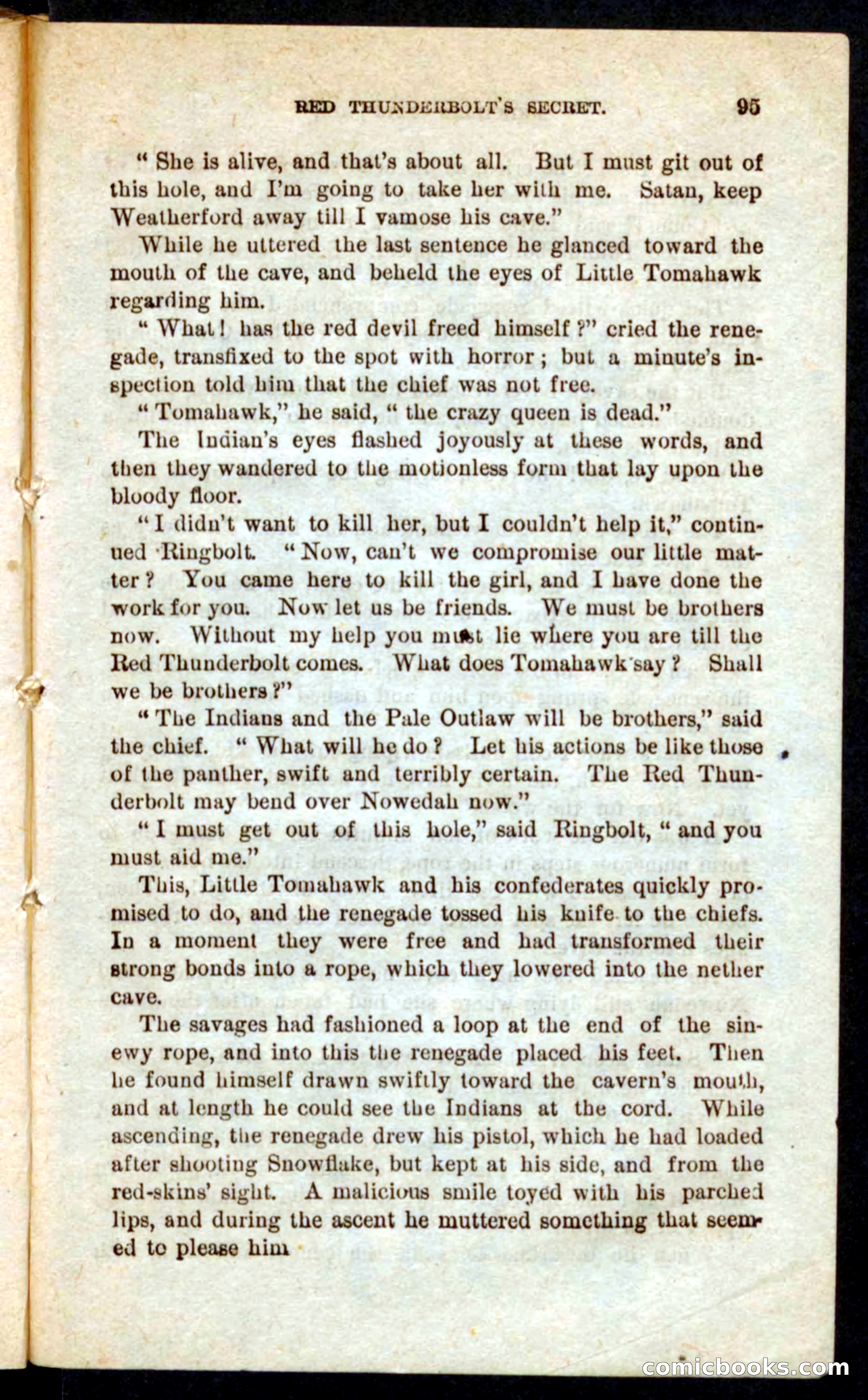 Beadle's Pocket Novels No. 60: Merciless Matt — page 91 of 100