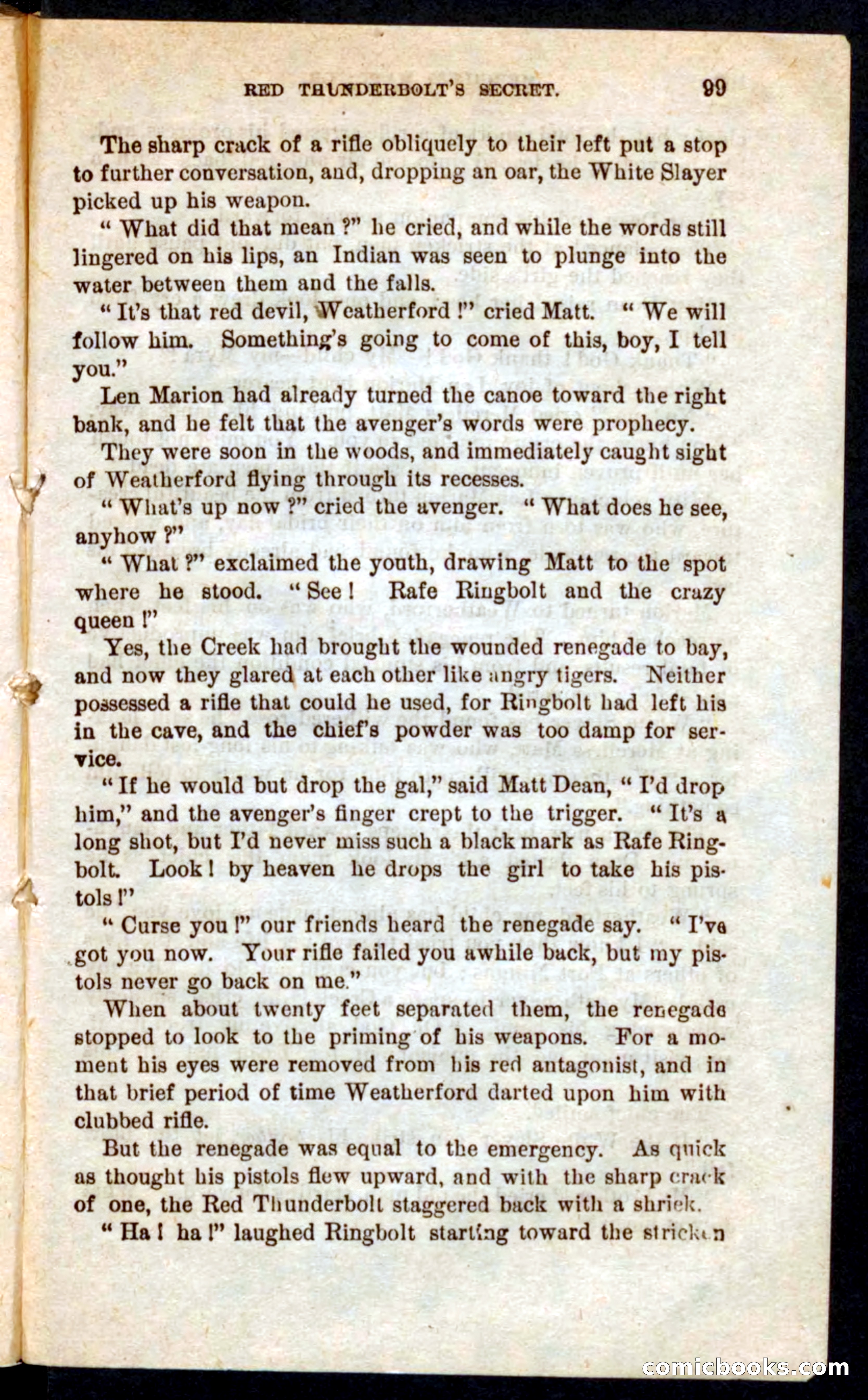 Beadle's Pocket Novels No. 60: Merciless Matt — page 95 of 100