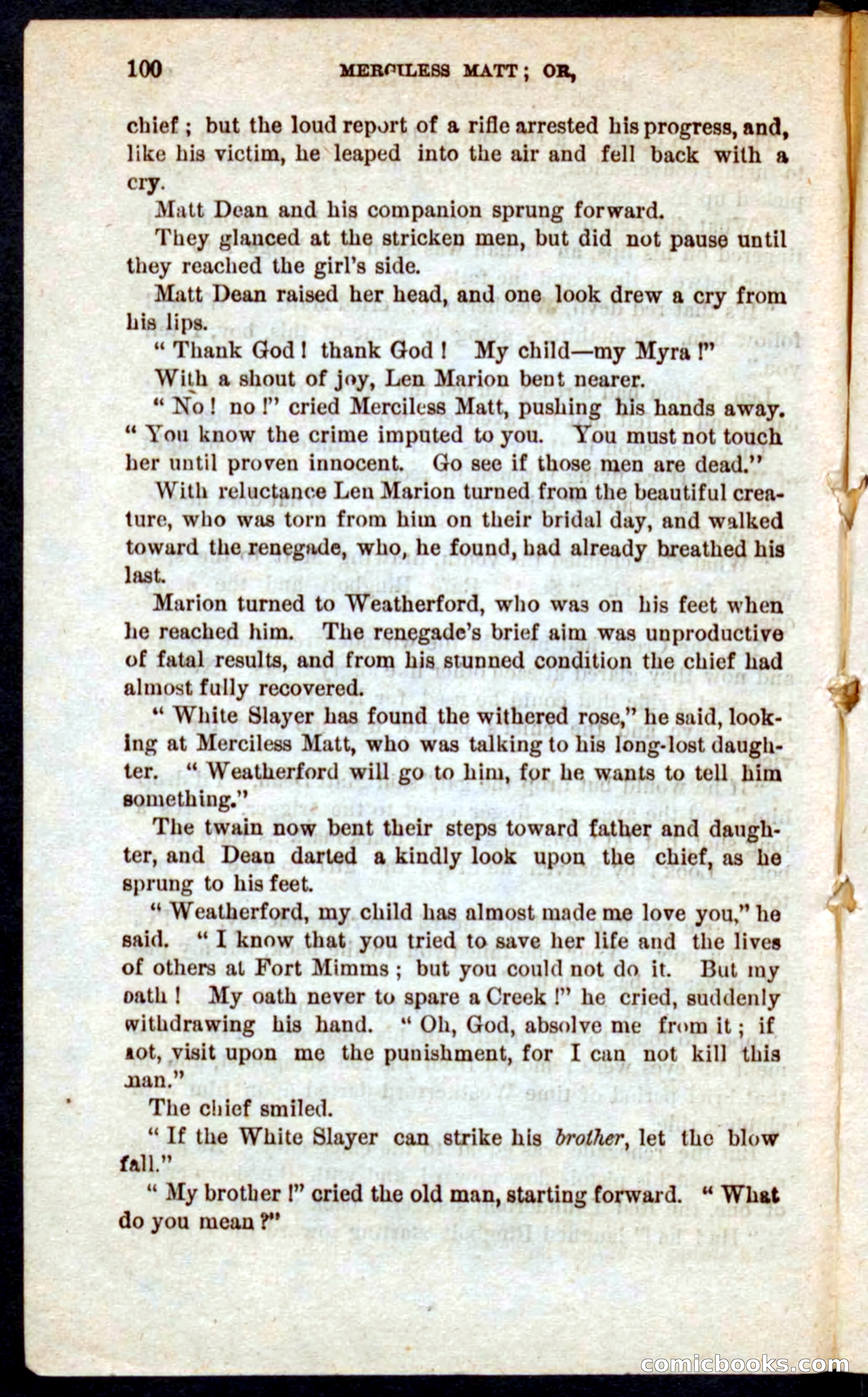 Beadle's Pocket Novels No. 60: Merciless Matt — page 96 of 100