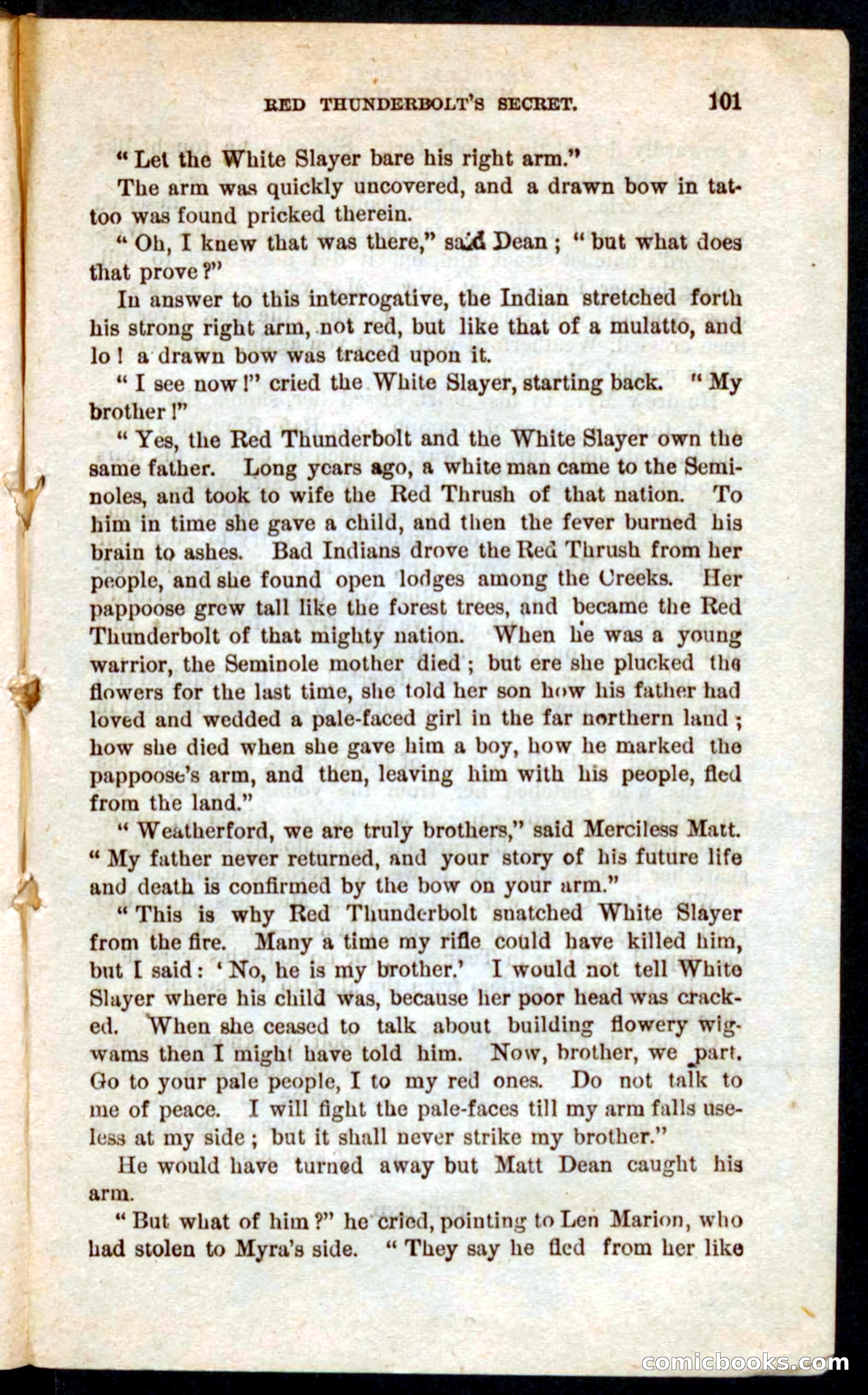 Beadle's Pocket Novels No. 60: Merciless Matt — page 97 of 100