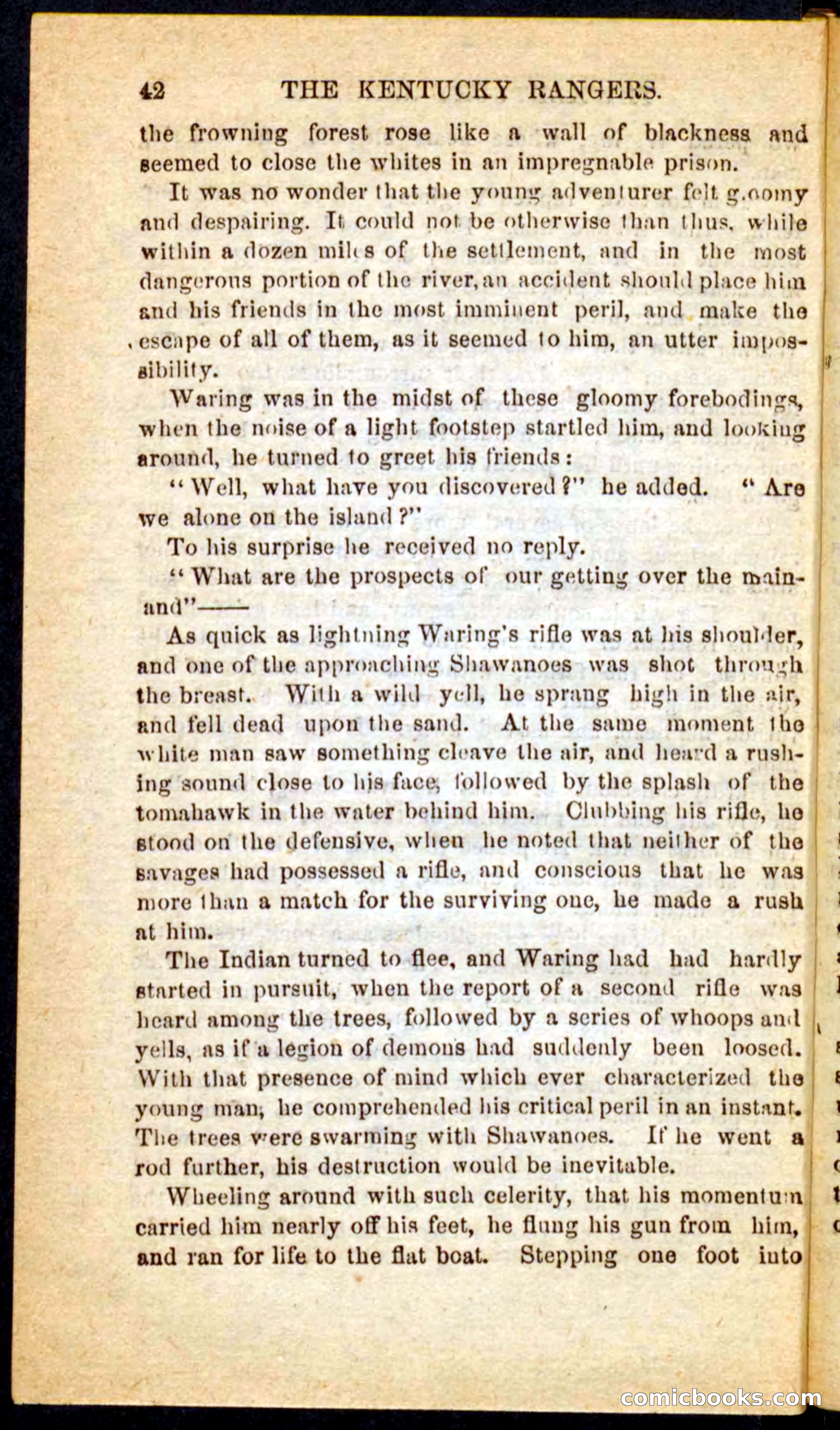 Beadle's Pocket Novels: Mad Anthony's Scouts — page 38 of 100
