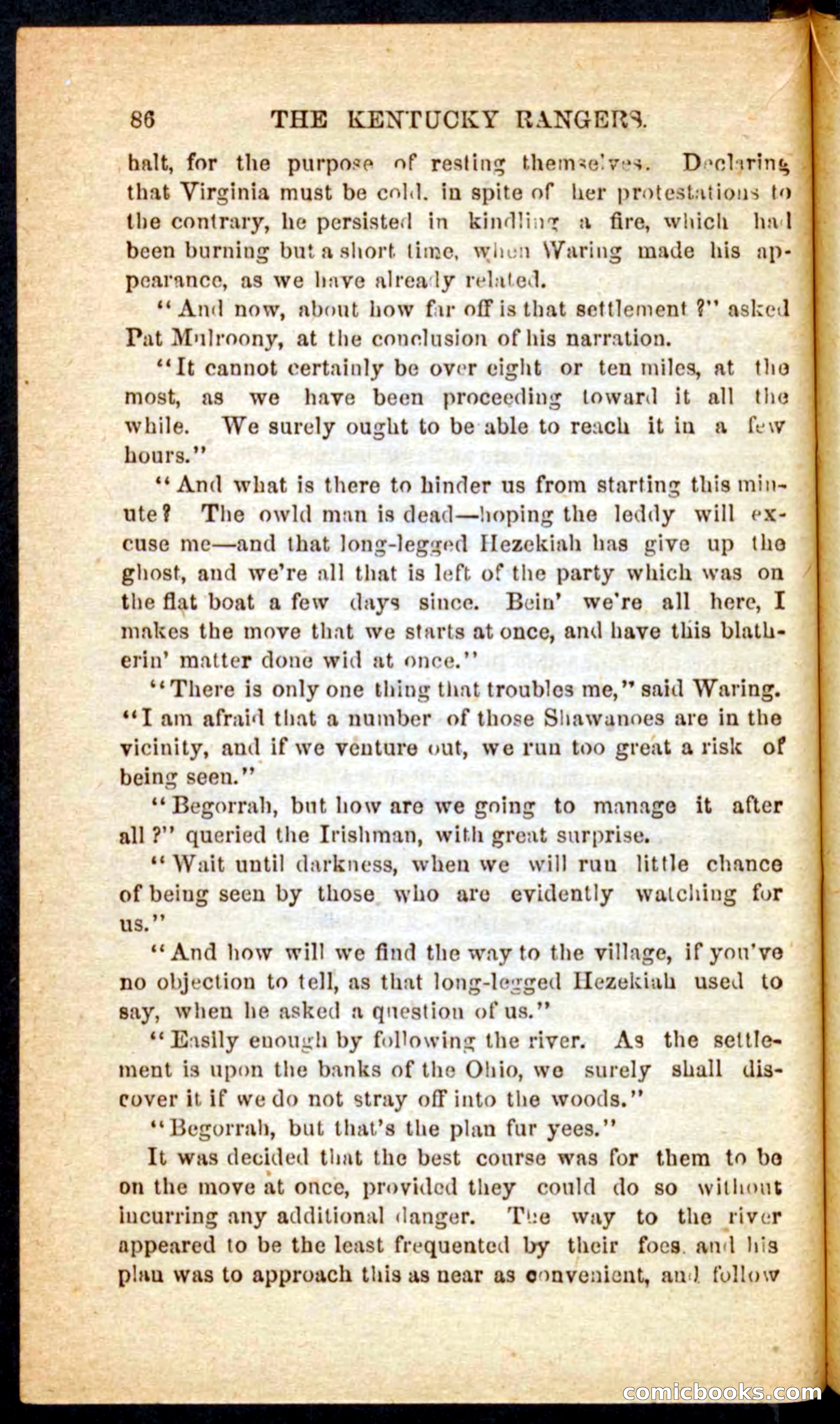 Beadle's Pocket Novels: Mad Anthony's Scouts — page 82 of 100