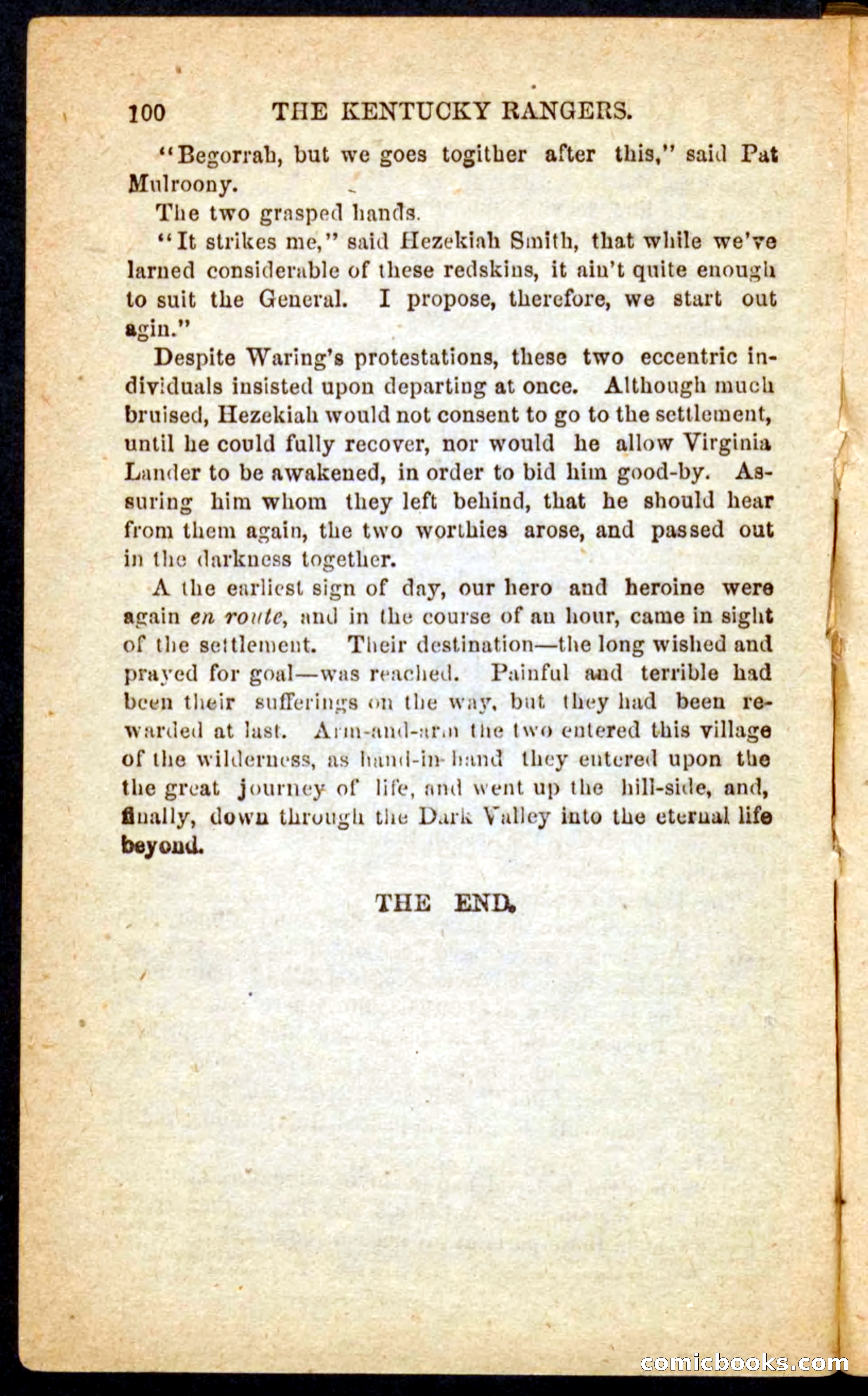 Beadle's Pocket Novels: Mad Anthony's Scouts — page 96 of 100