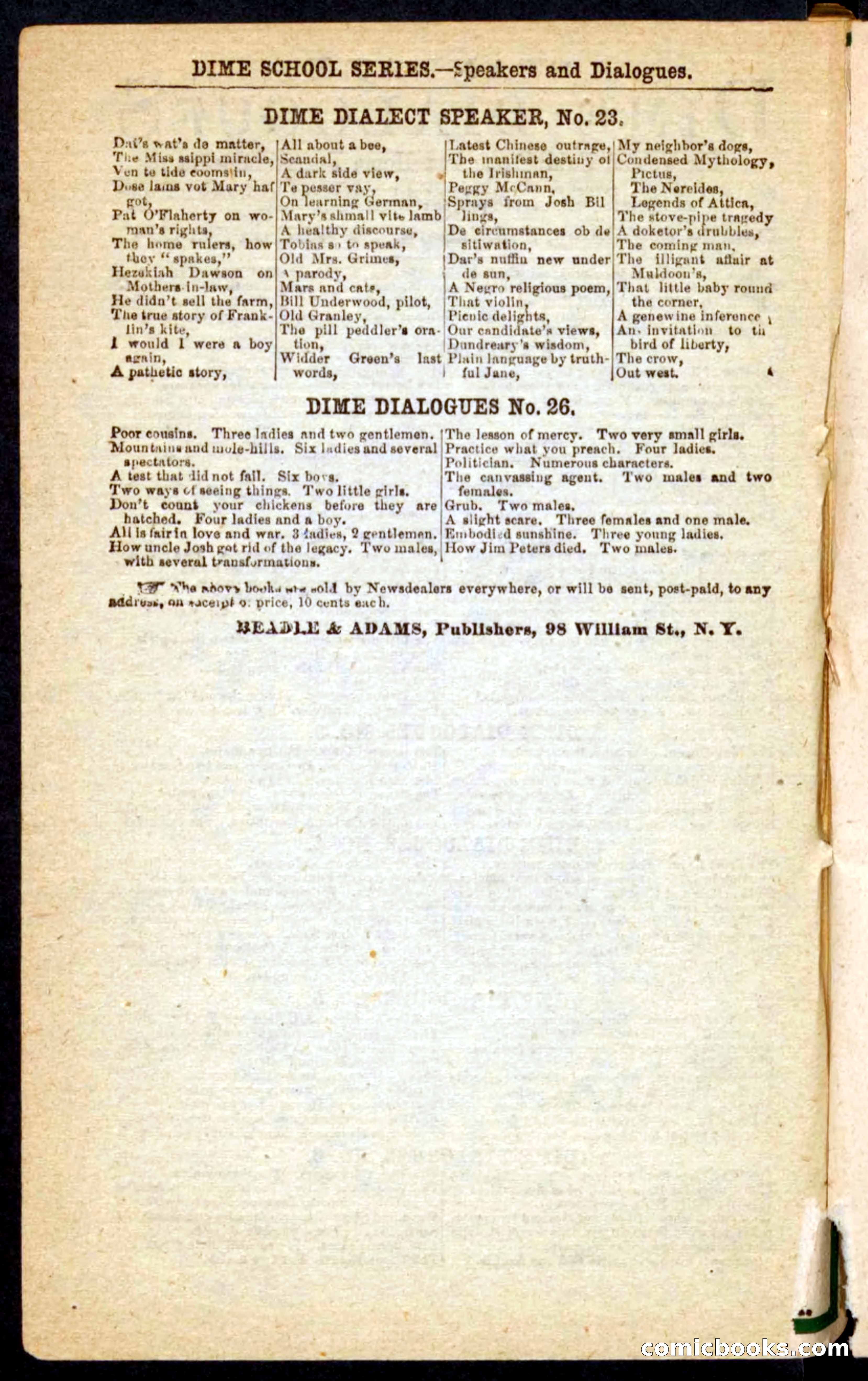 Beadle's Pocket Novels: Mad Anthony's Scouts — page 98 of 100