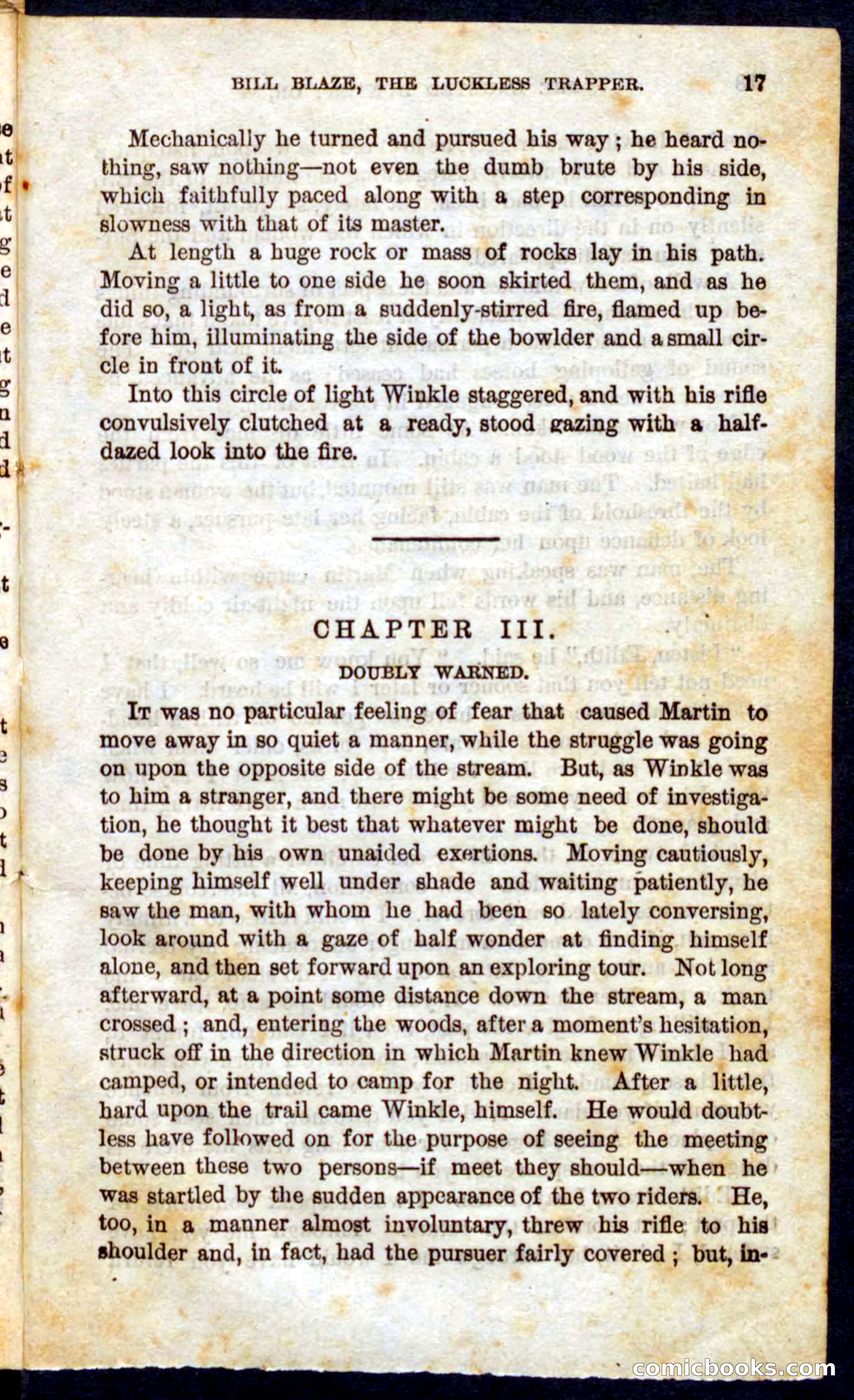 Beadle's Pocket Novels No. 62: The Luckless Trapper — page 15 of 100
