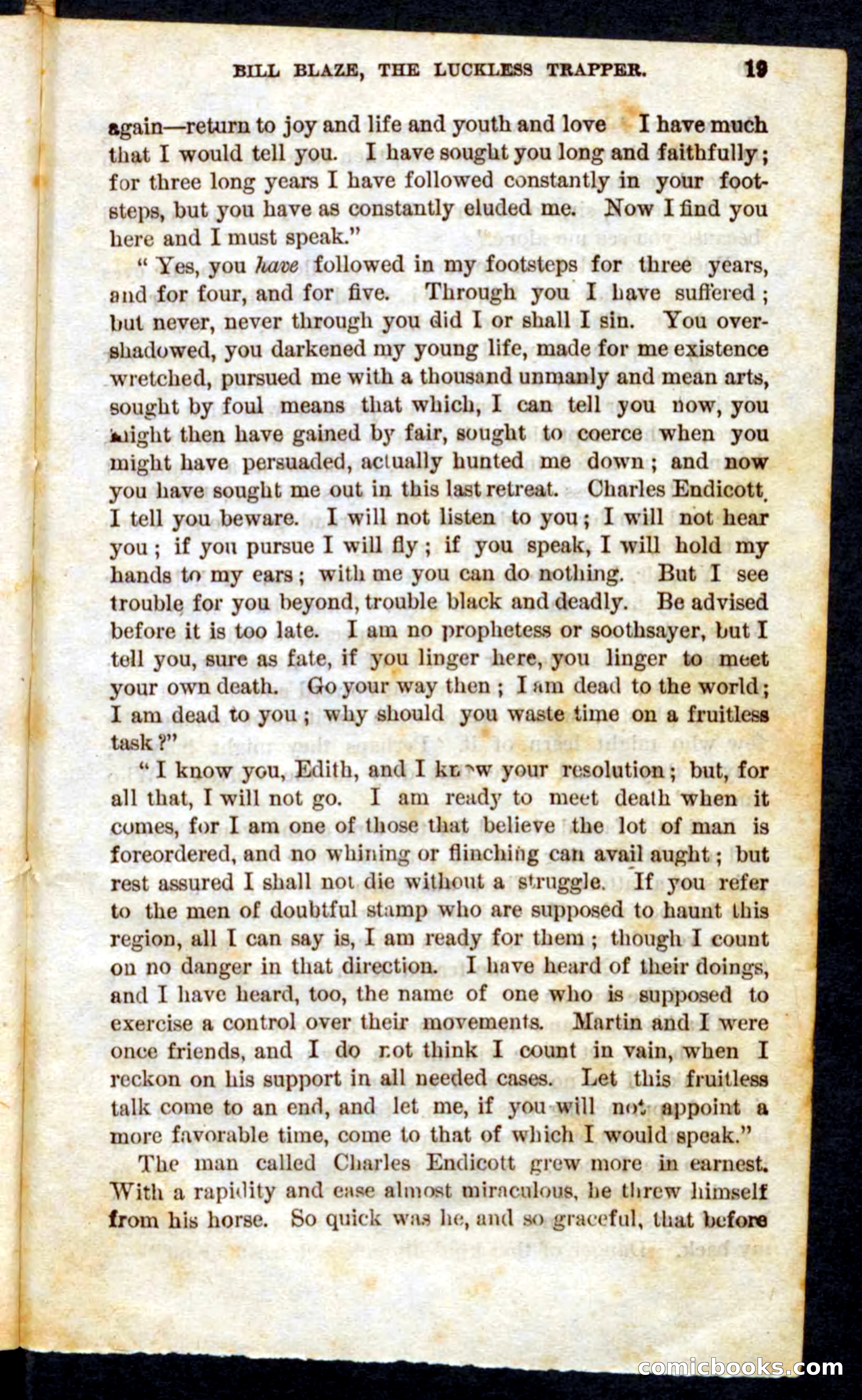 Beadle's Pocket Novels No. 62: The Luckless Trapper — page 17 of 100