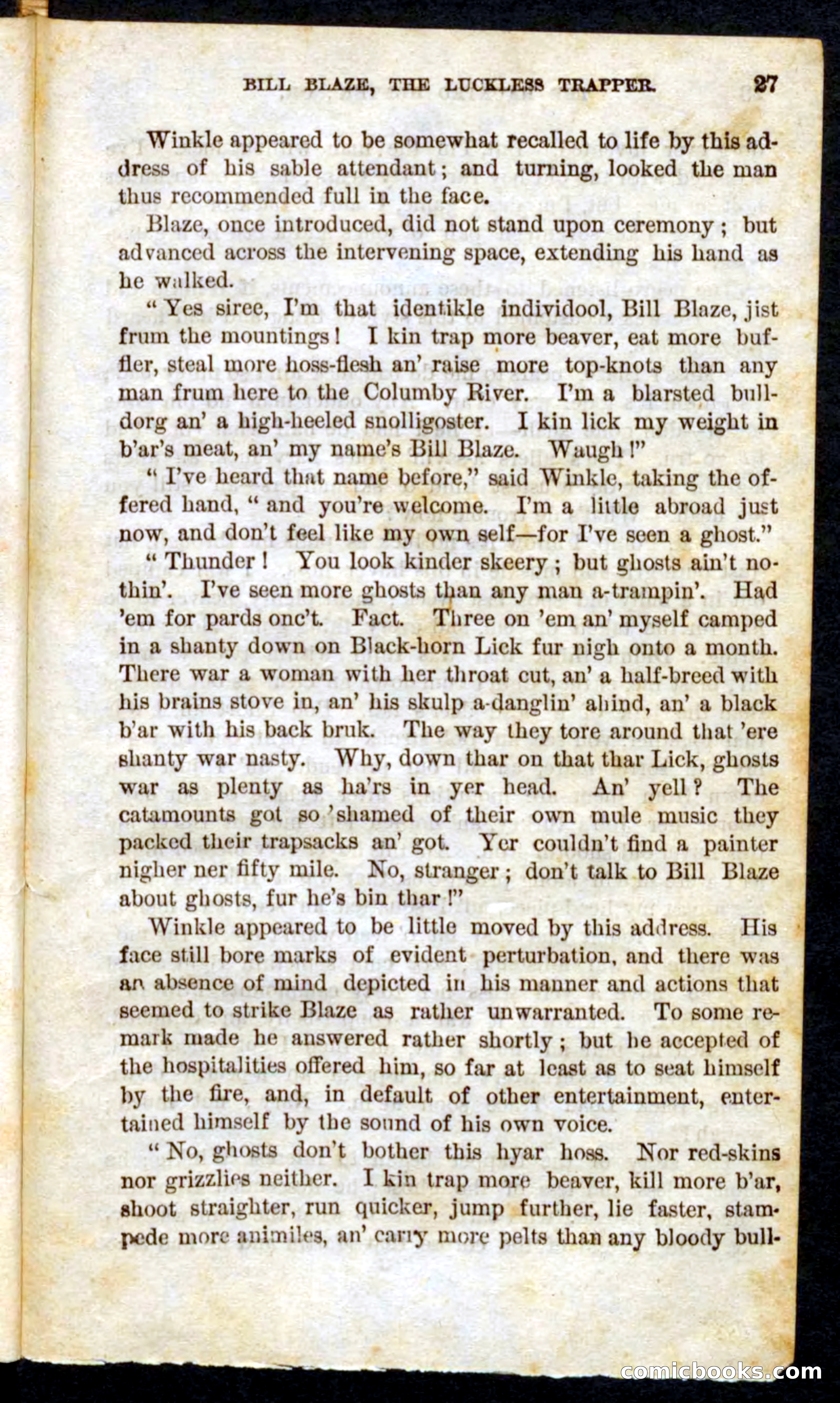 Beadle's Pocket Novels No. 62: The Luckless Trapper — page 25 of 100