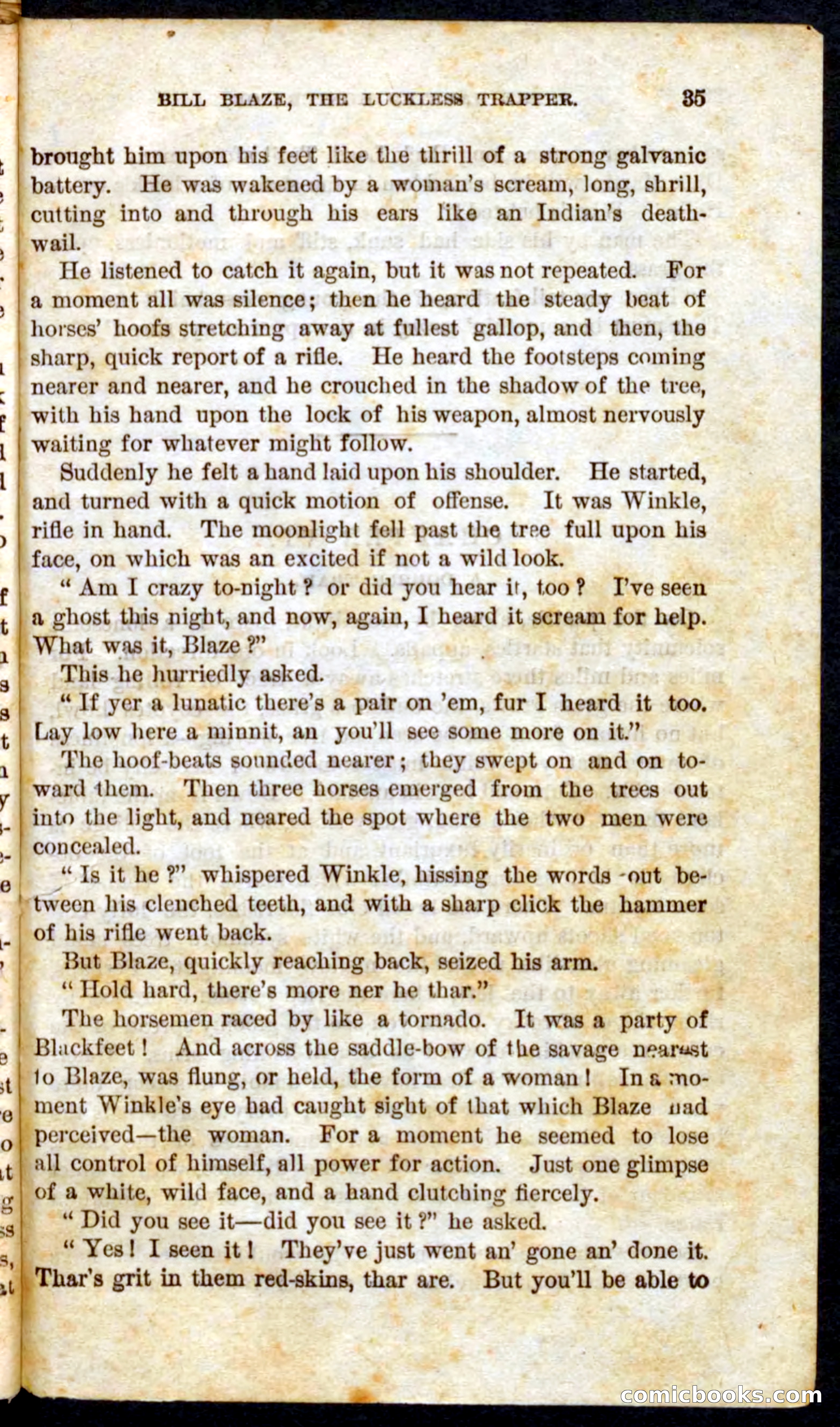 Beadle's Pocket Novels No. 62: The Luckless Trapper — page 33 of 100