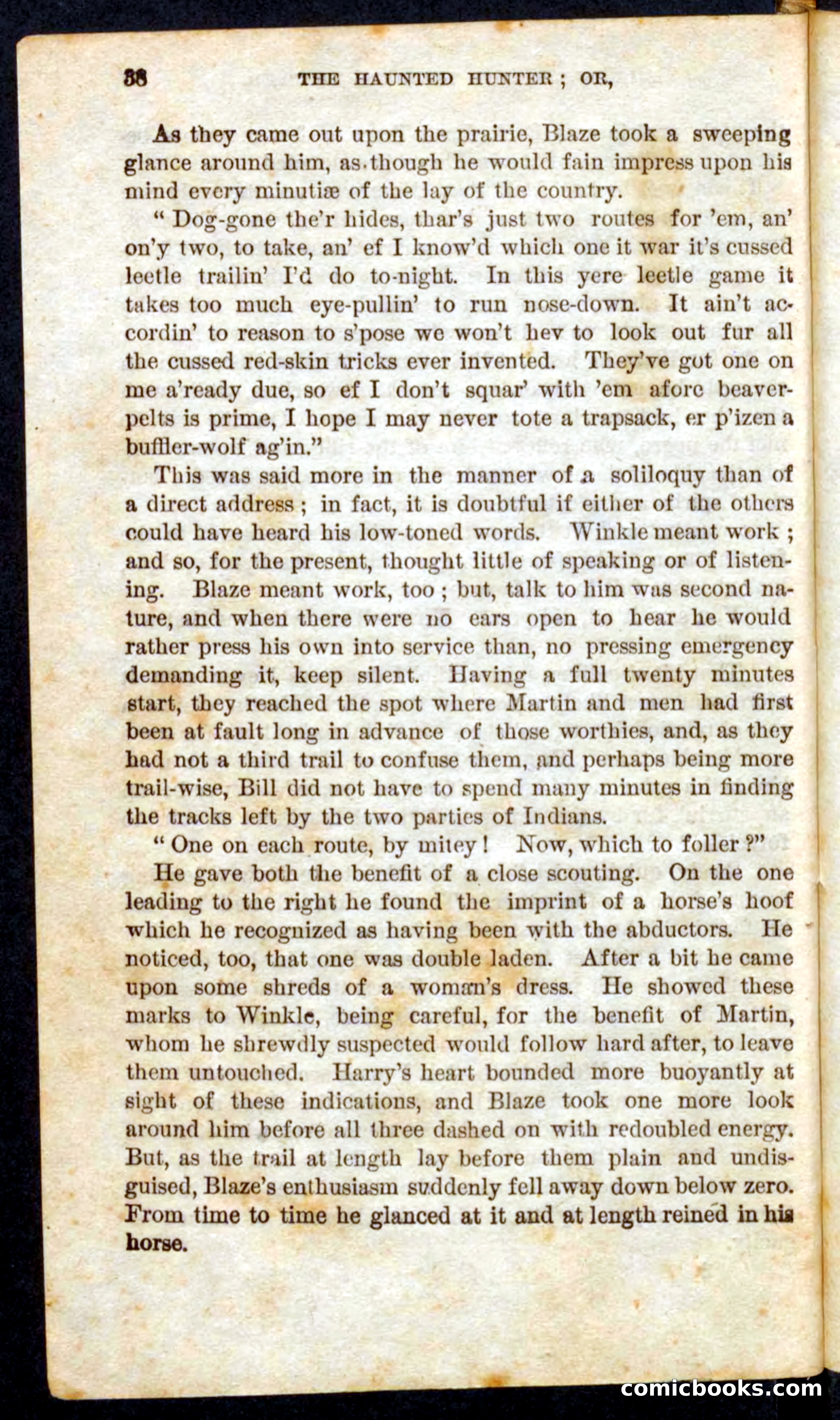 Beadle's Pocket Novels No. 62: The Luckless Trapper — page 36 of 100