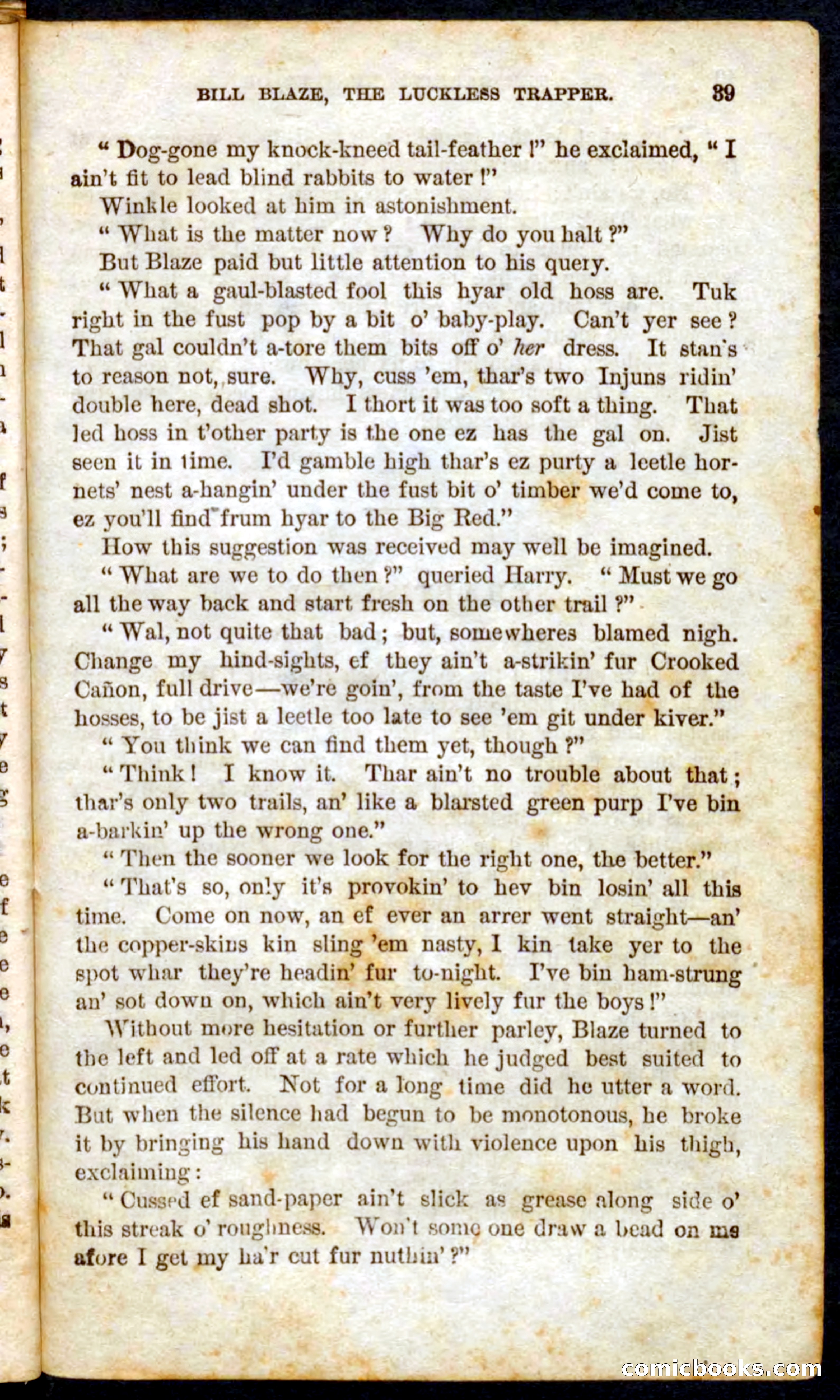 Beadle's Pocket Novels No. 62: The Luckless Trapper — page 37 of 100